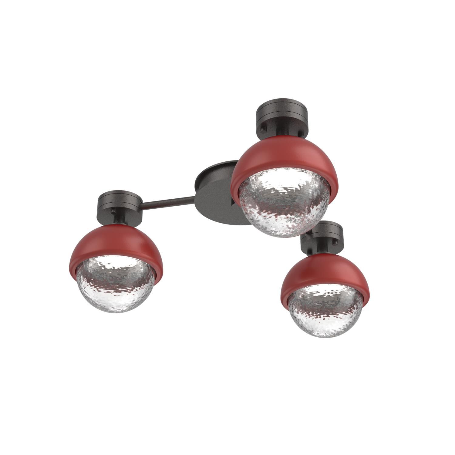 Levi Wilson Cabochon 23 Inch Flush Mount by Hammerton Studio