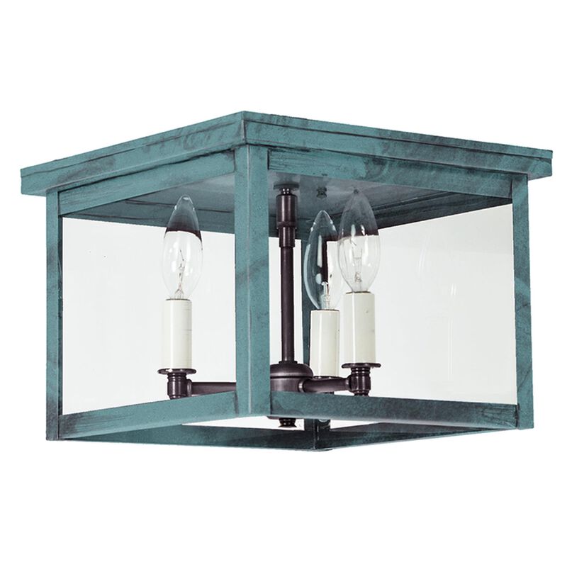 Williams 11 Inch 3 Light Outdoor Flush Mount by Northeast Lantern