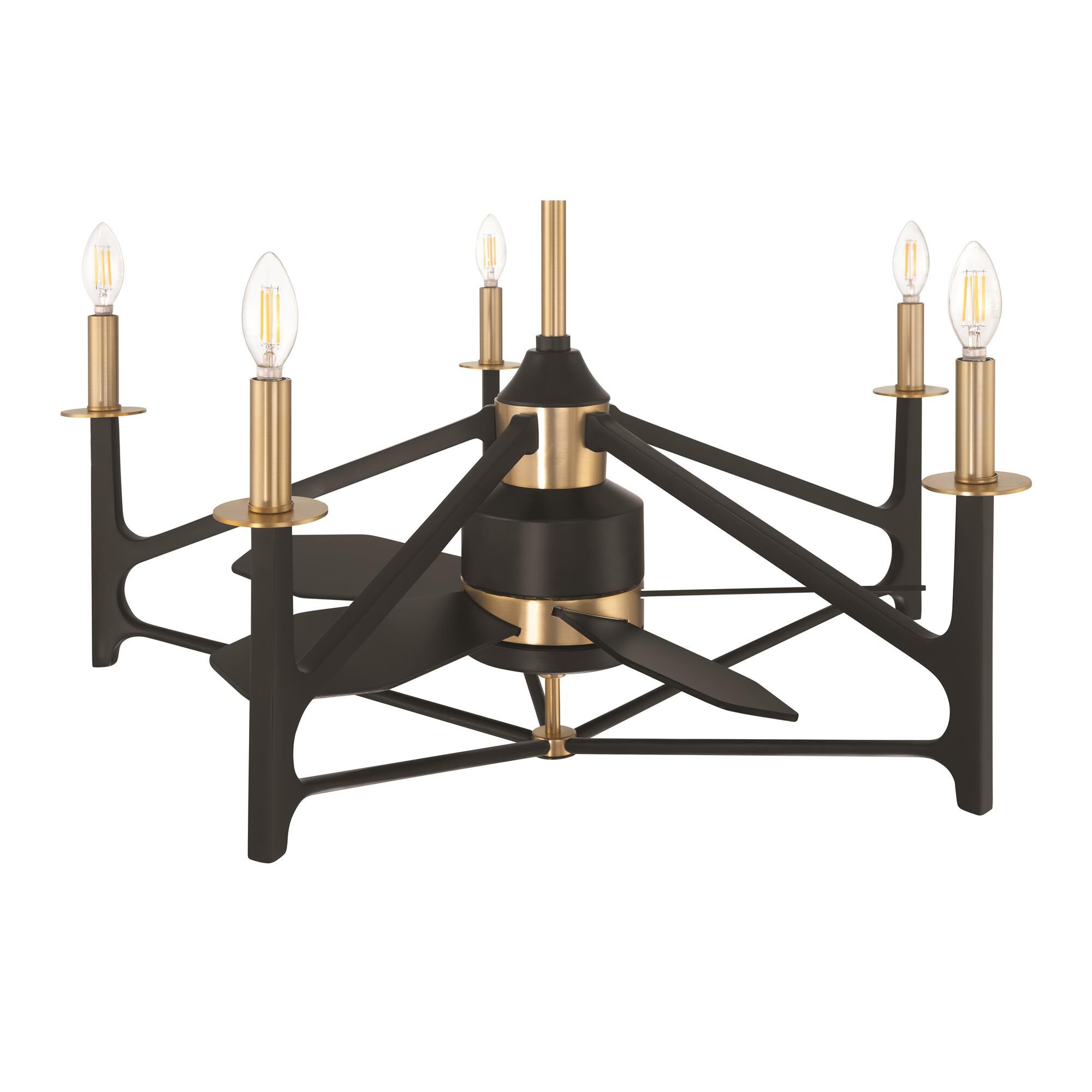 The Reserve 32 24 Inch Chandelier Ceiling Fan with Light Kit,