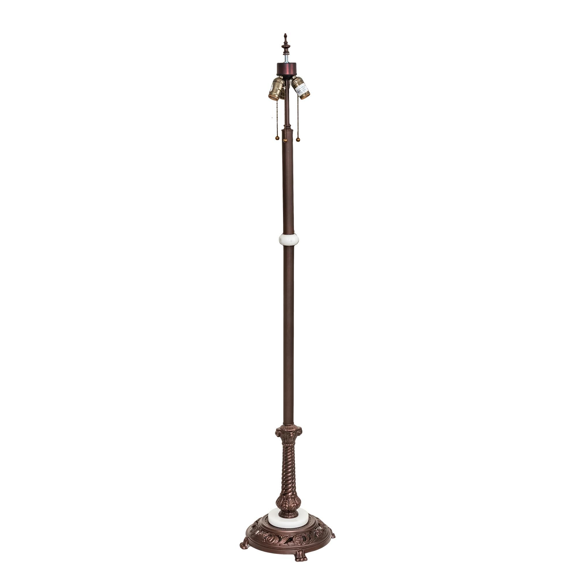 Shown in Craftsman Brown Finish;Mahogany Bronze finish and Pink;Iridescent glass