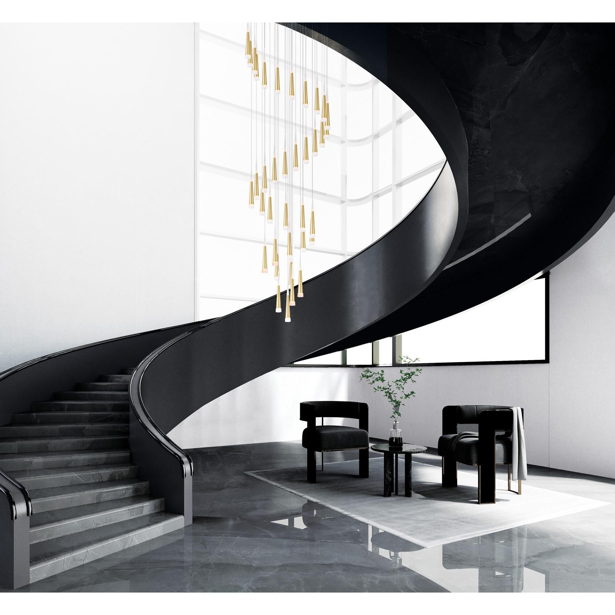 CWI Lighting Andes 40 Inch LED Multi Light Pendant