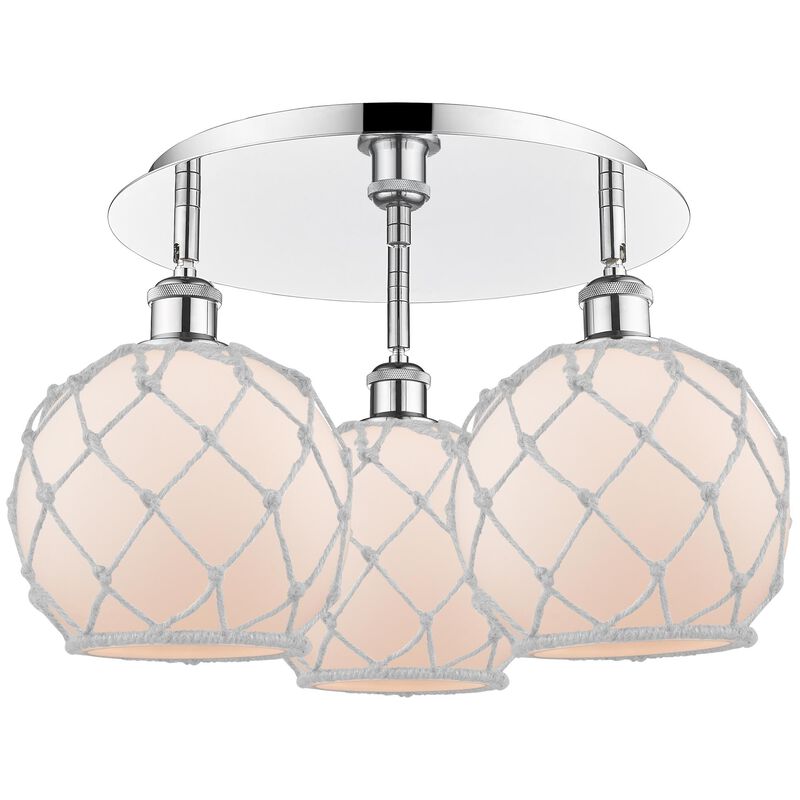 Bruno Marashlian Farmhouse Rope 20 Inch Flush Mount by Innovations Lighting