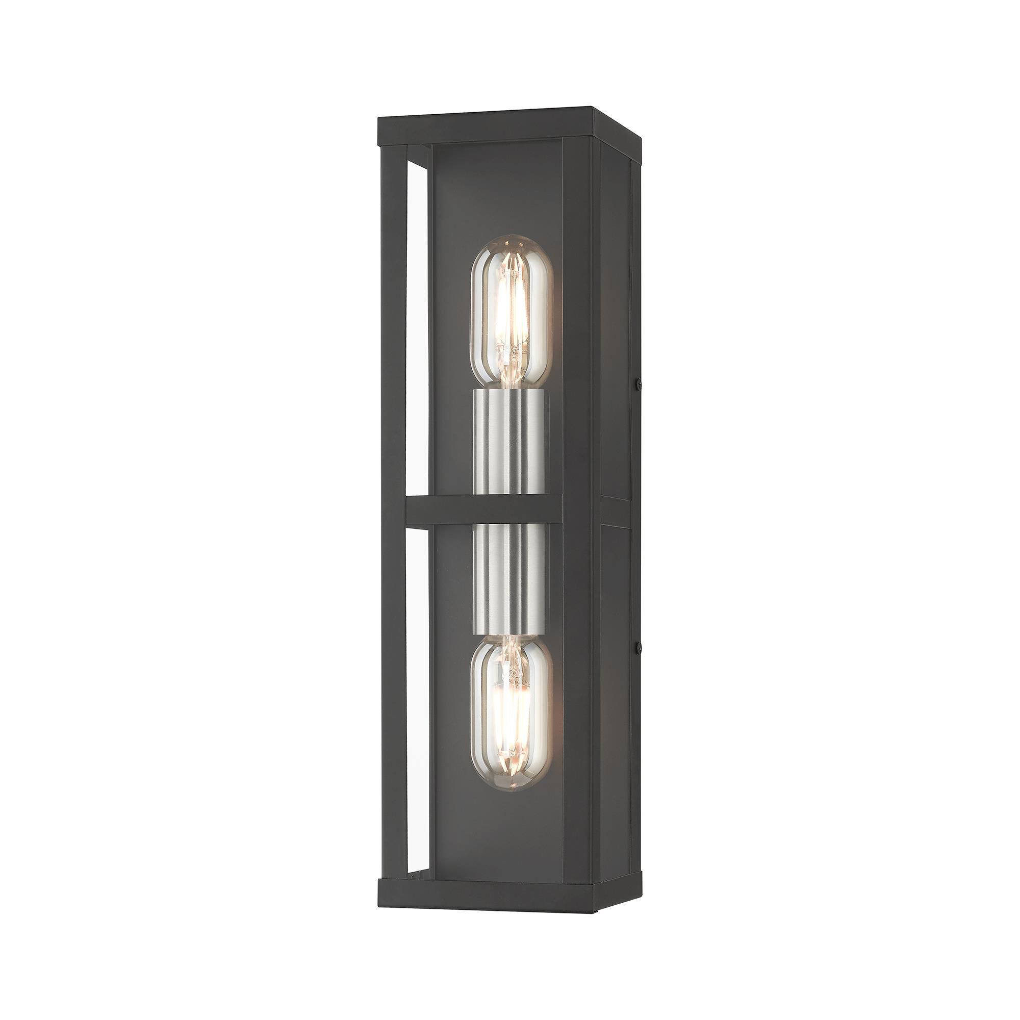 Gaffney 16 Inch Tall 2 Light Outdoor Wall Light by Livex Lighting