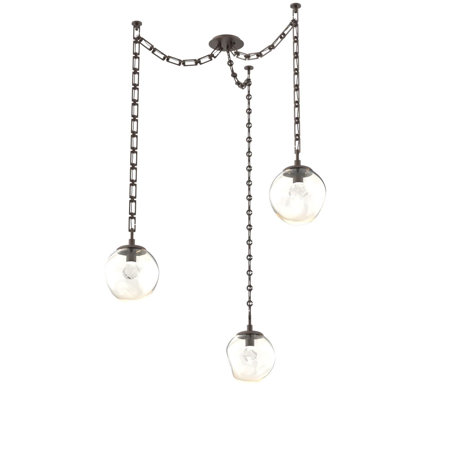 Levi Wilson Aster 19 Inch Multi Pendant Light by Hammerton Studio