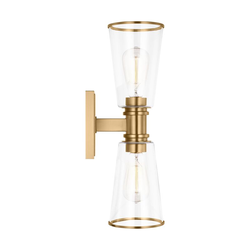 Chapman & Myers Alessa 18 Inch 2 Light Bath Vanity Light by Visual Comfort Studio