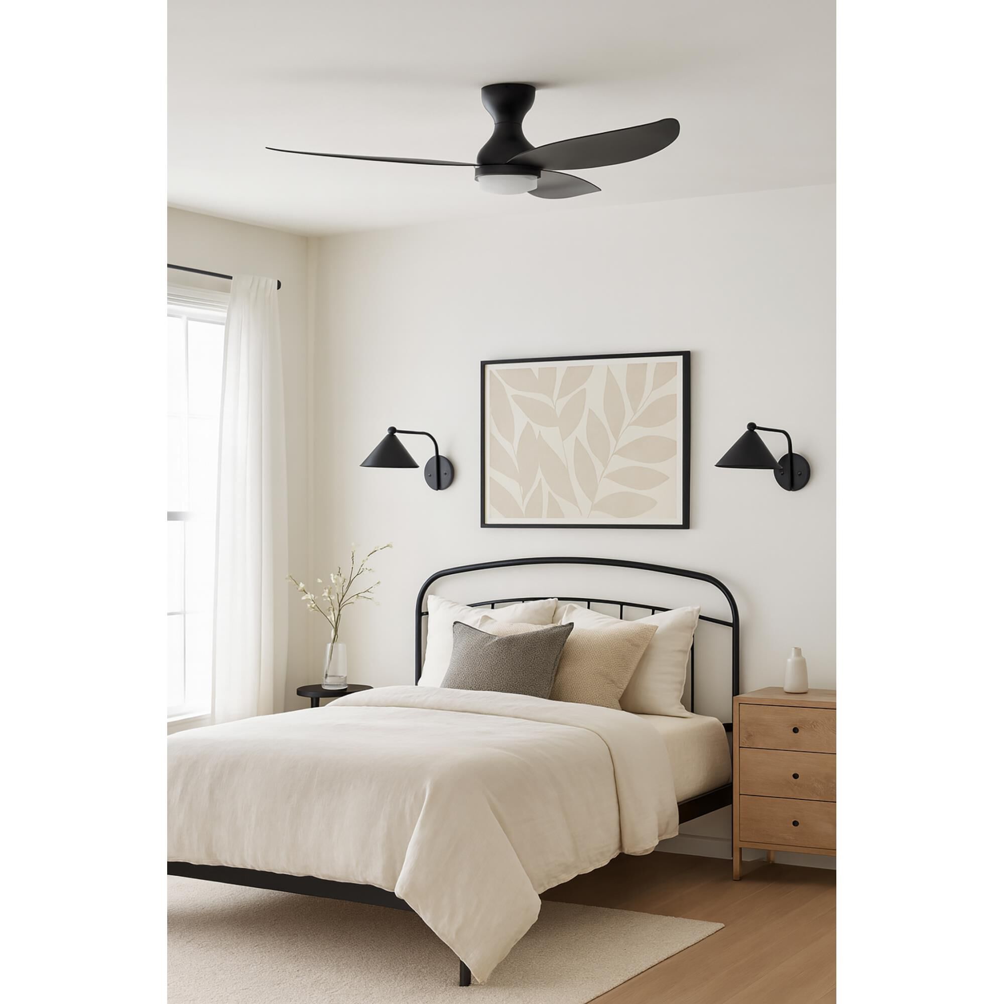 Banks 52 Inch Ceiling Fan with Light Kit by AFX Lighting