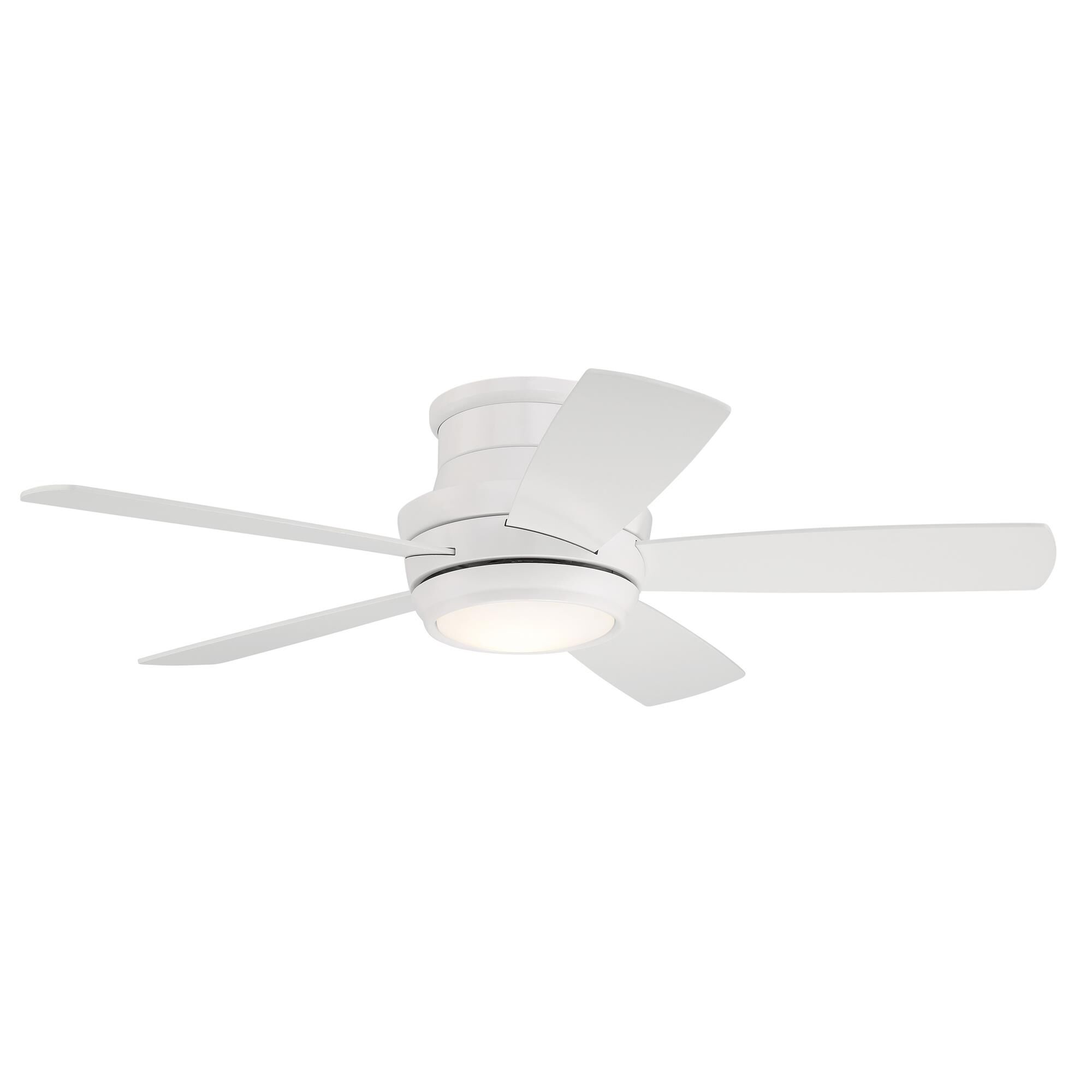 Tempo Hugger 44 Inch Ceiling Fan with Light Kit,