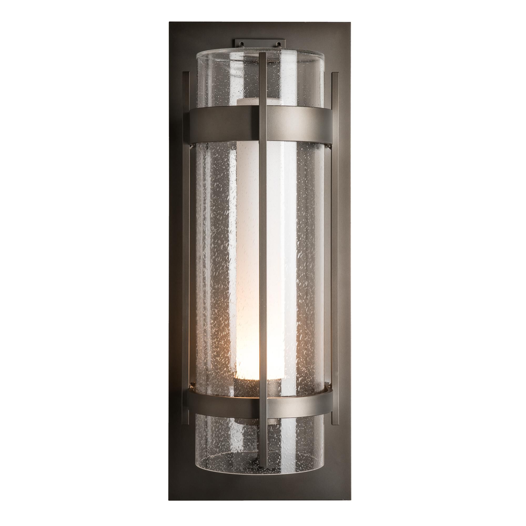 Hubbardton Forge Banded 25 Inch Tall Outdoor Wall Light