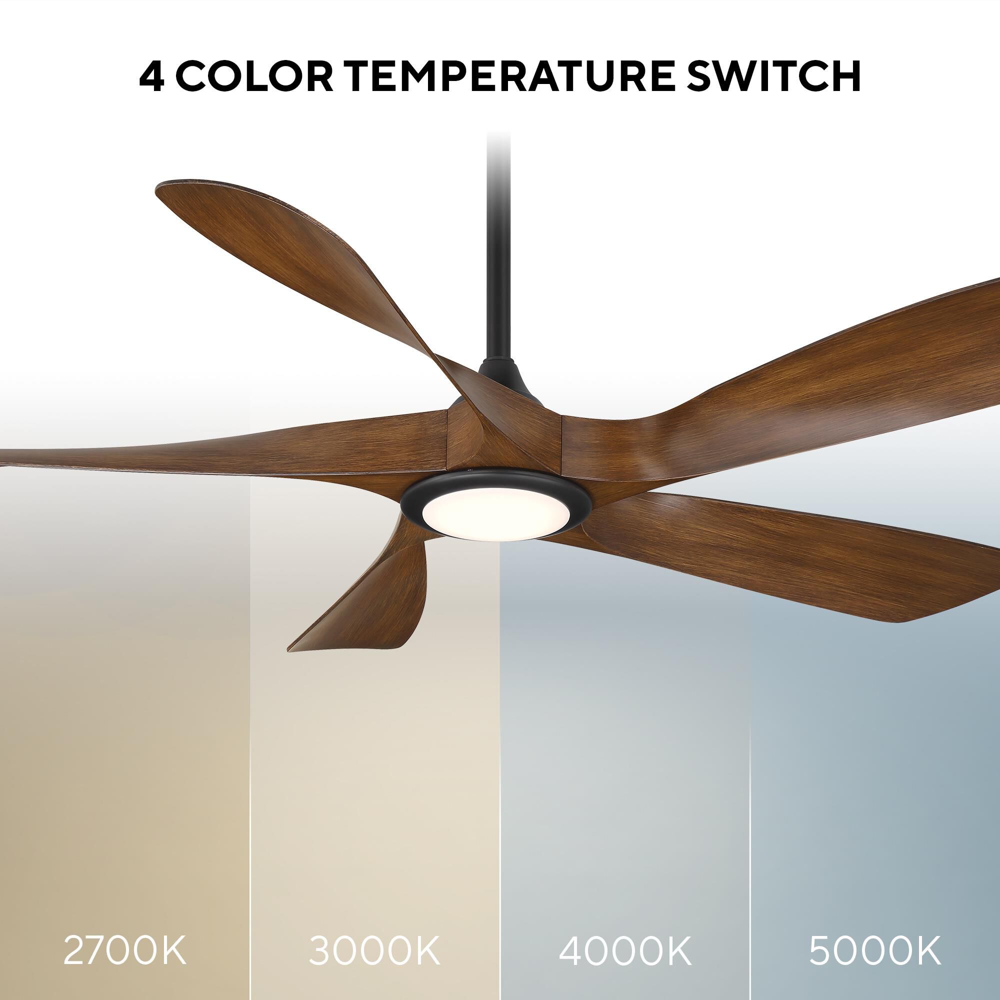 Swirl 54 Inch Ceiling Fan by WAC Lighting