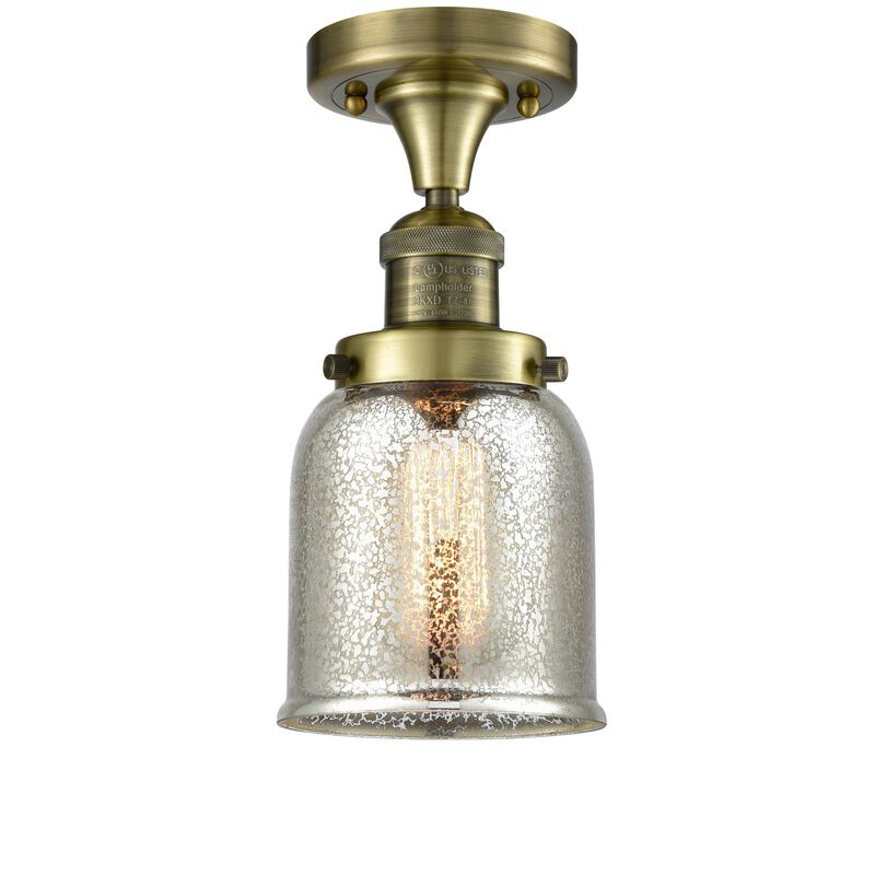 Bruno Marashlian Small Bell 5 Inch 1 Light Semi Flush Mount by Innovations Lighting