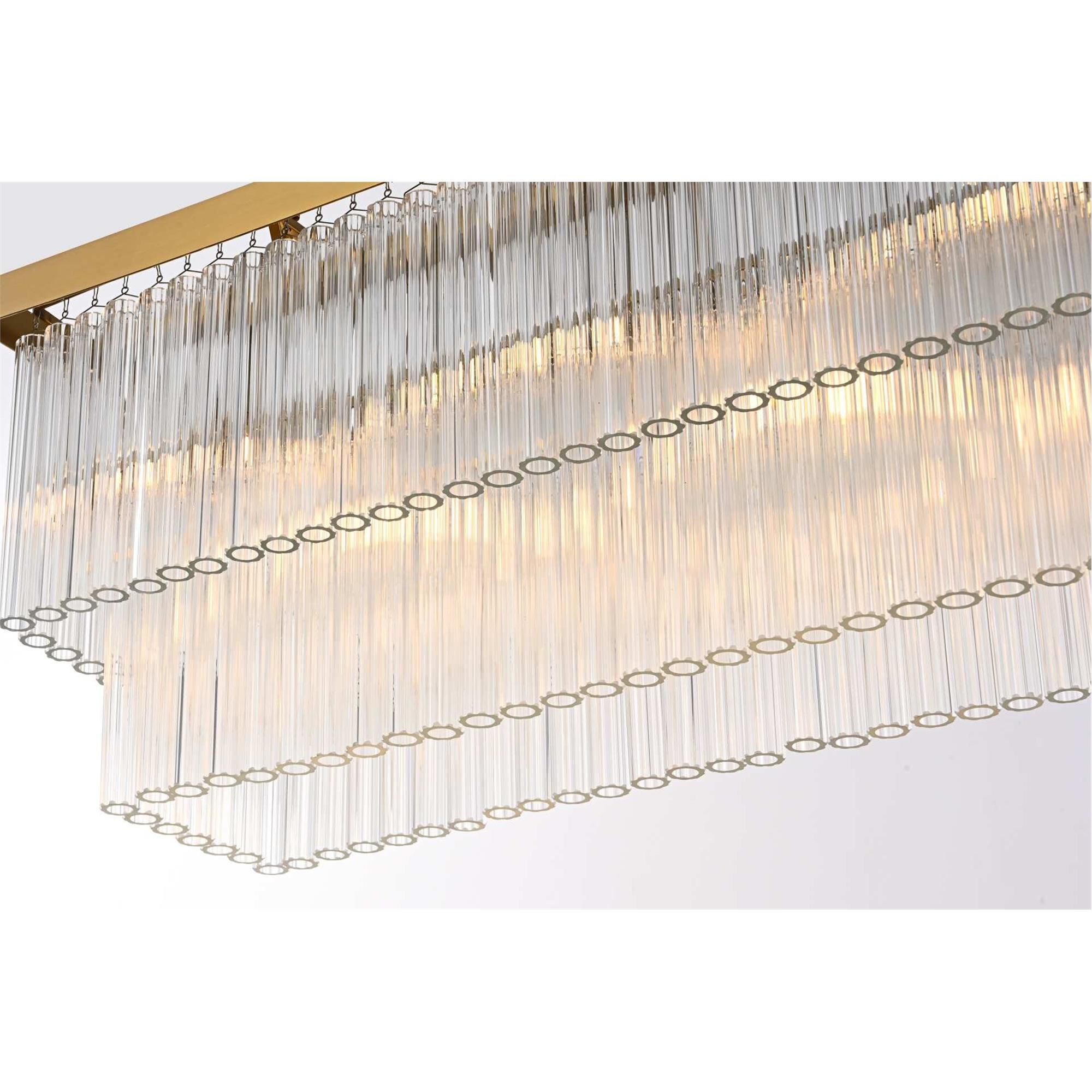 Harlow 53 Inch Linear Suspension Light by Elegant Lighting