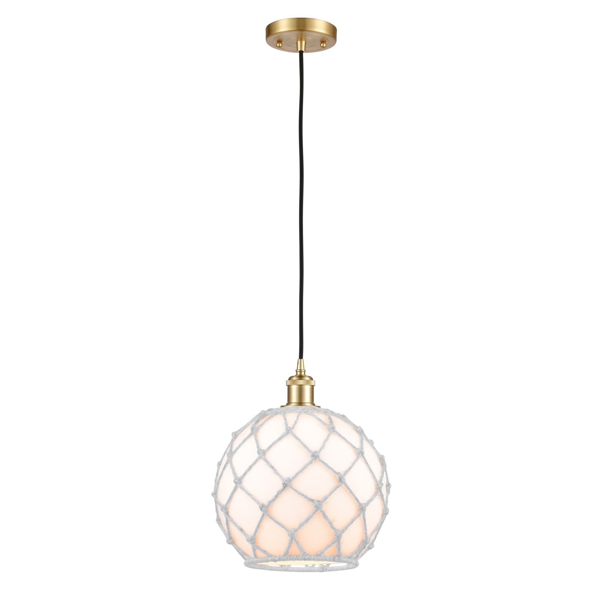 Innovations Lighting Bruno Marashlian Farmhouse Rope 10 Inch Mini Pendant