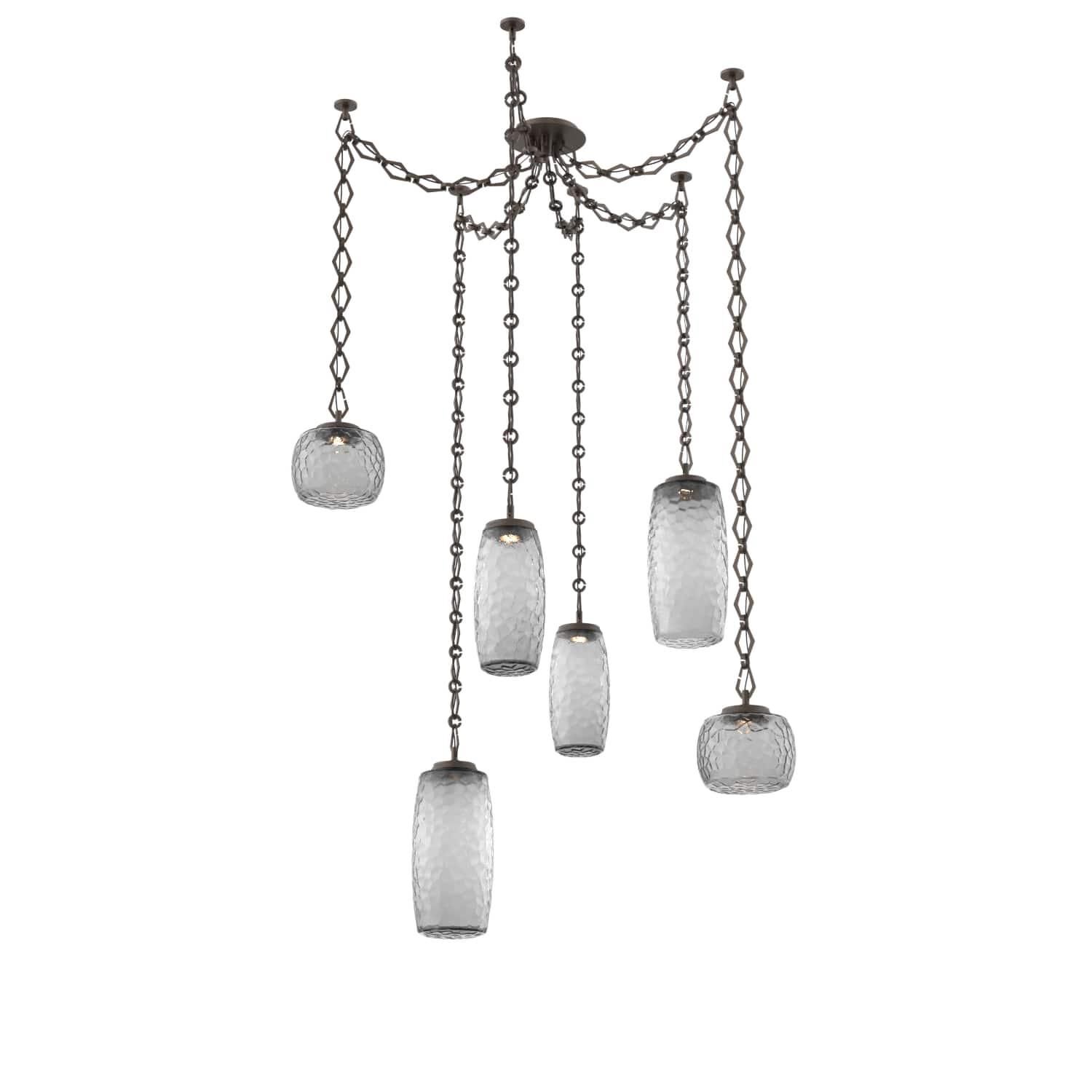 Levi Wilson Vessel 15 Inch Multi Pendant Light by Hammerton Studio