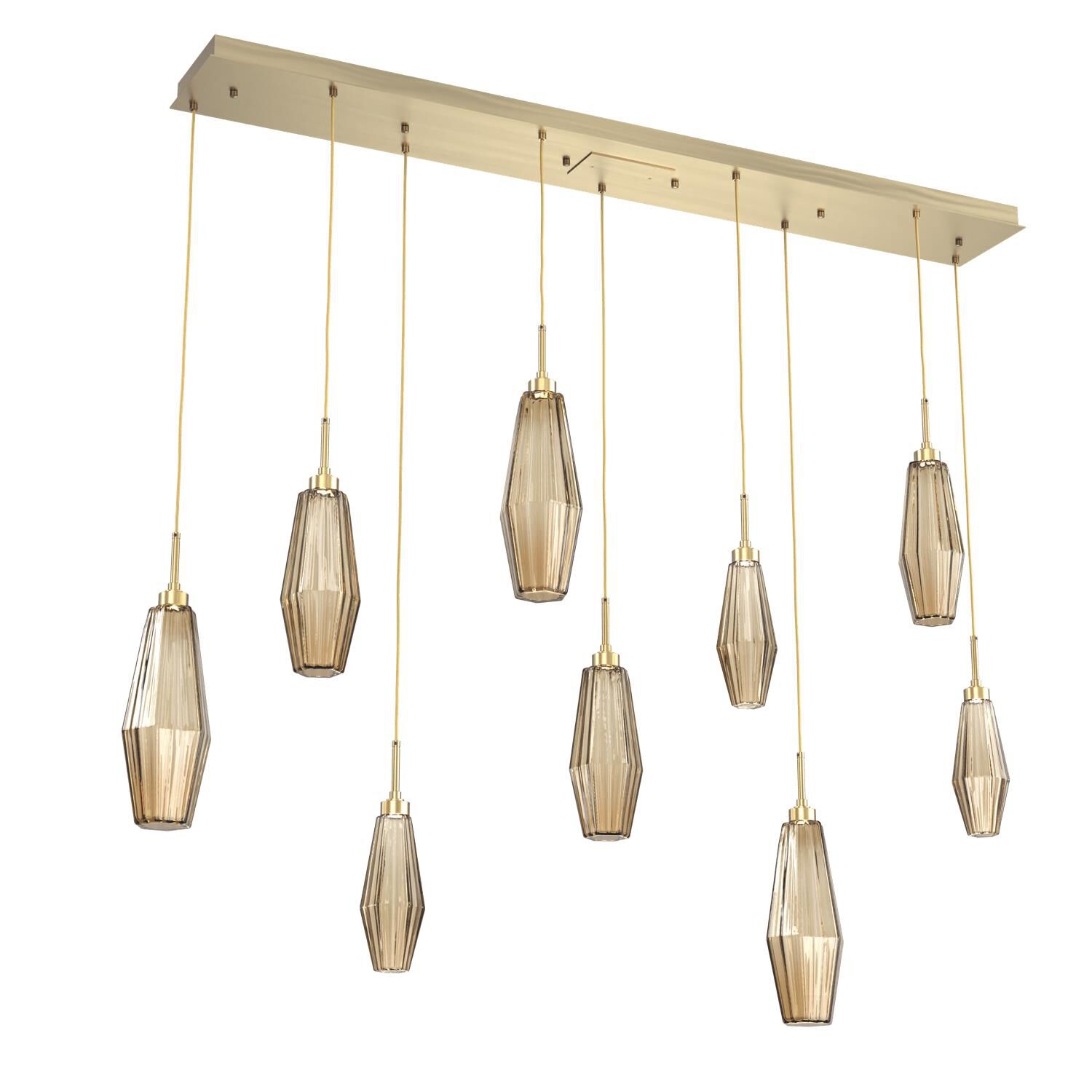 Aalto 64 Inch 9 Light LED Linear Suspension Light by Hammerton Studio