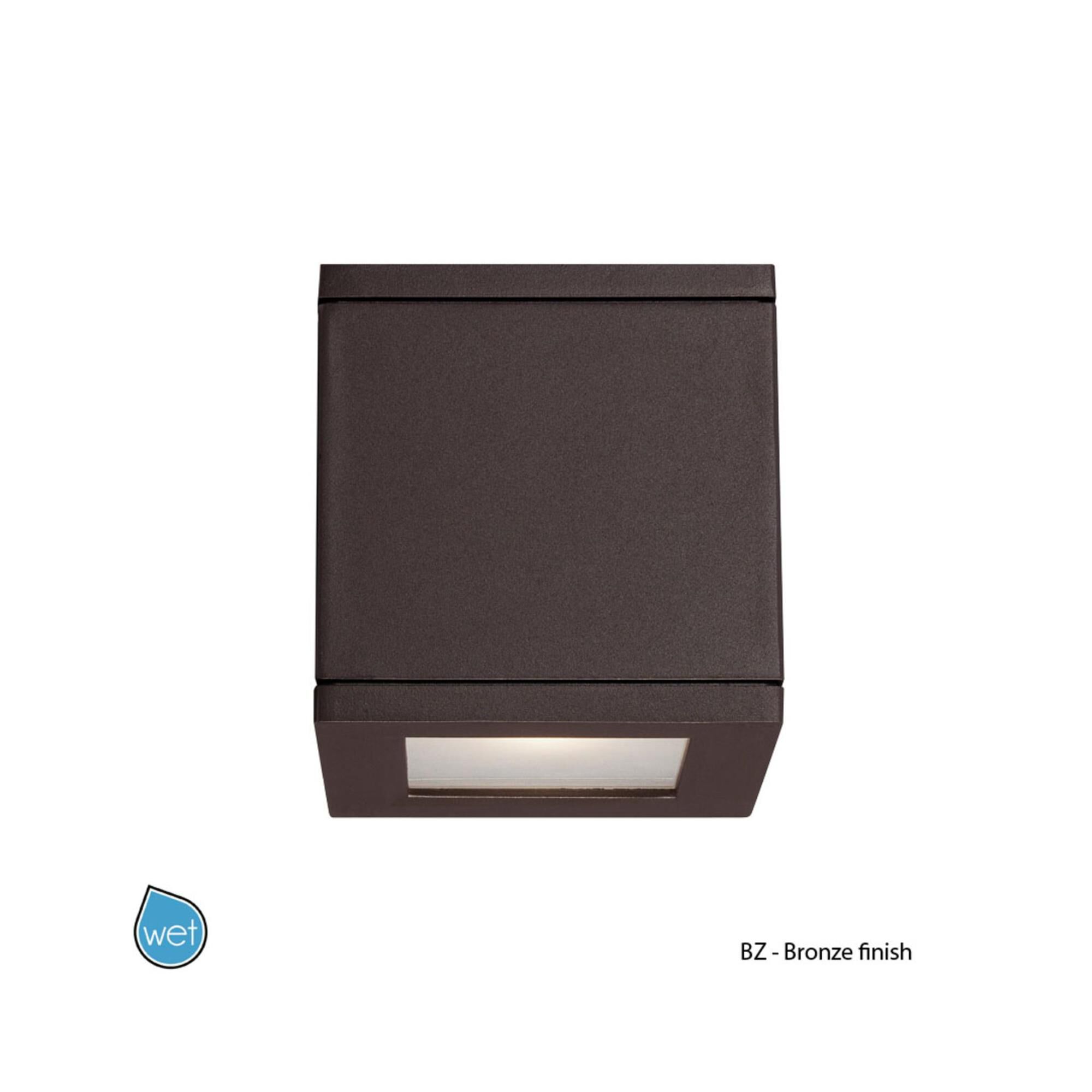 Shown in Bronze finish and White Diffuser glass