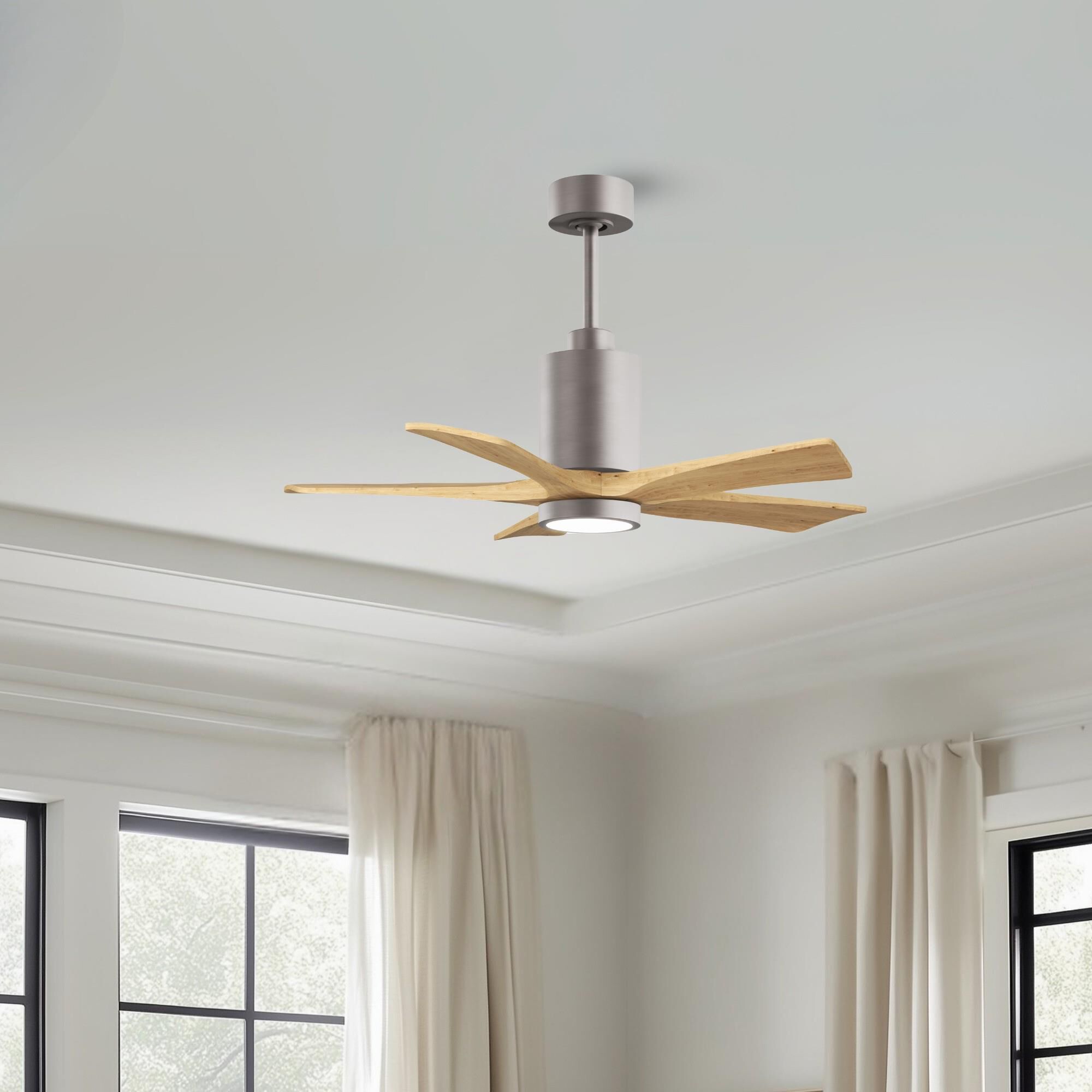 Patricia 42 Inch Ceiling Fan with Light Kit by Matthews Fan Company