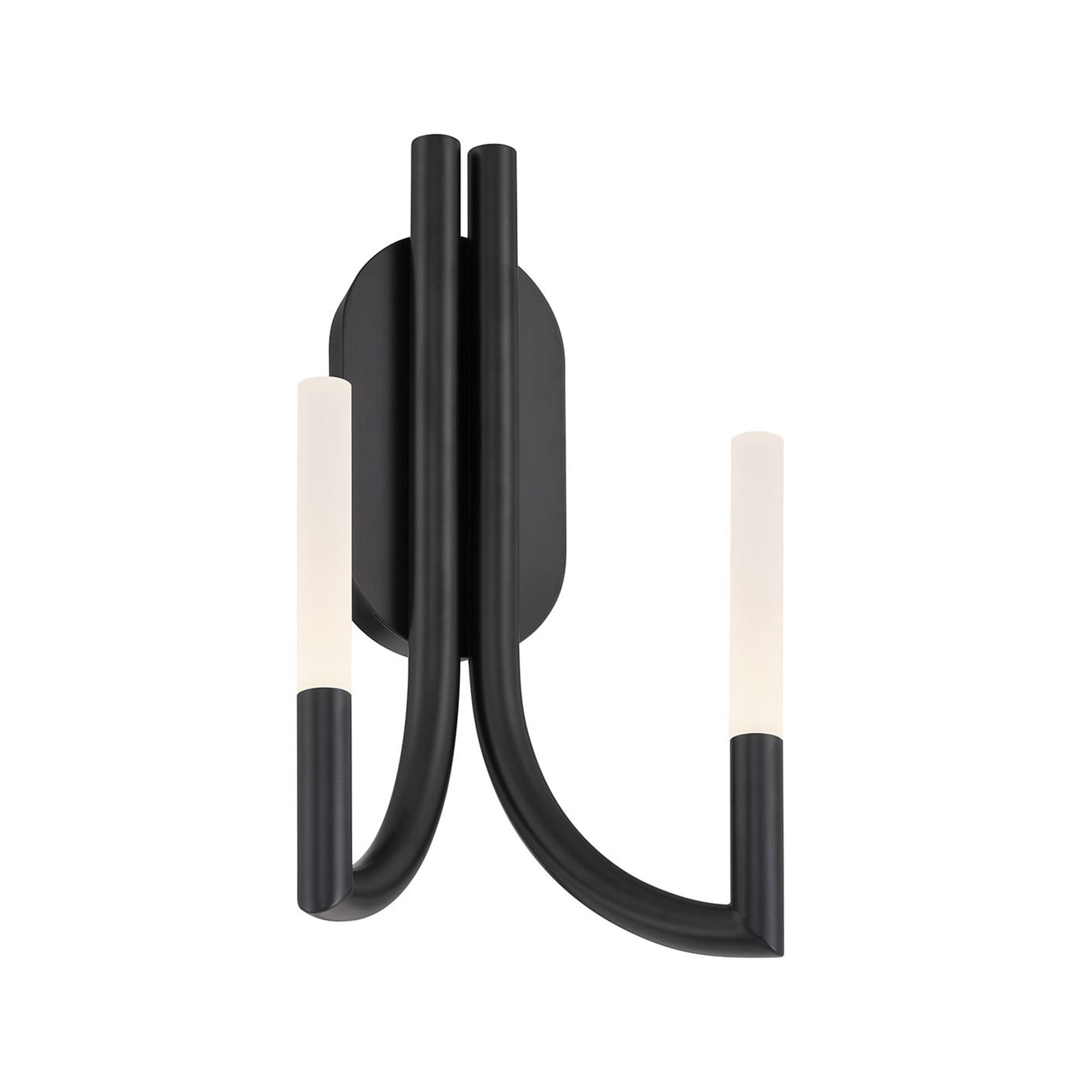 Shown in Black finish and Frosted Acrylic glass