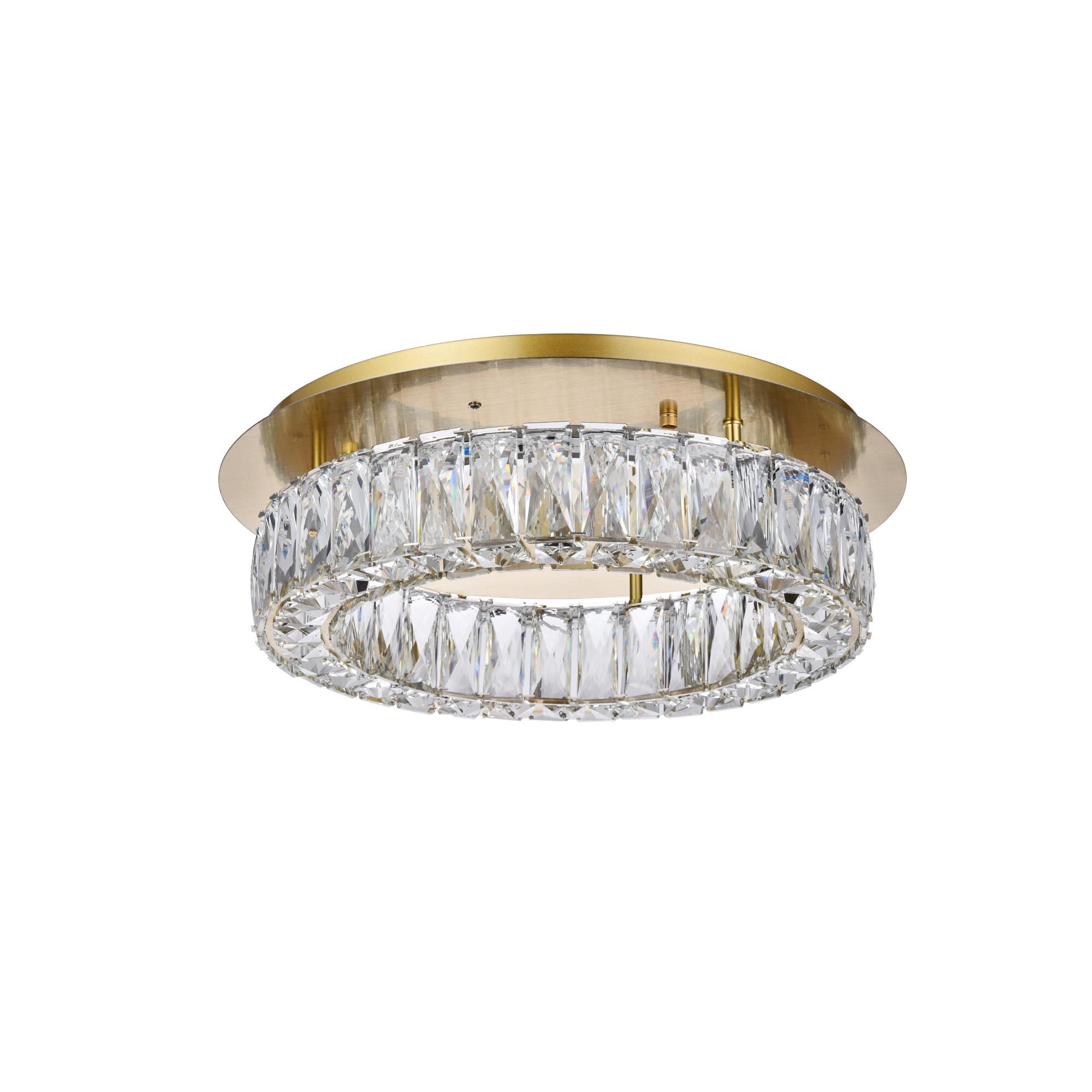 Shown in Gold finish and Clear Royal Cut crystal