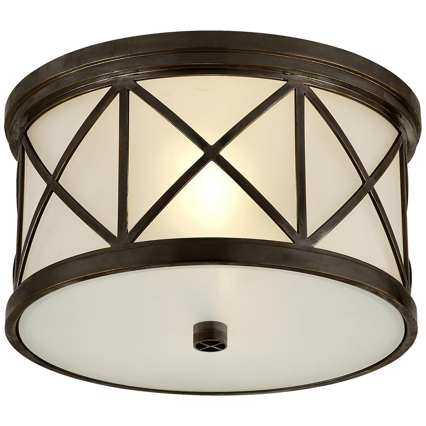 Suzanne Kasler Montpelier 11 Inch 2 Light Flush Mount by Visual Comfort Signature Collection
