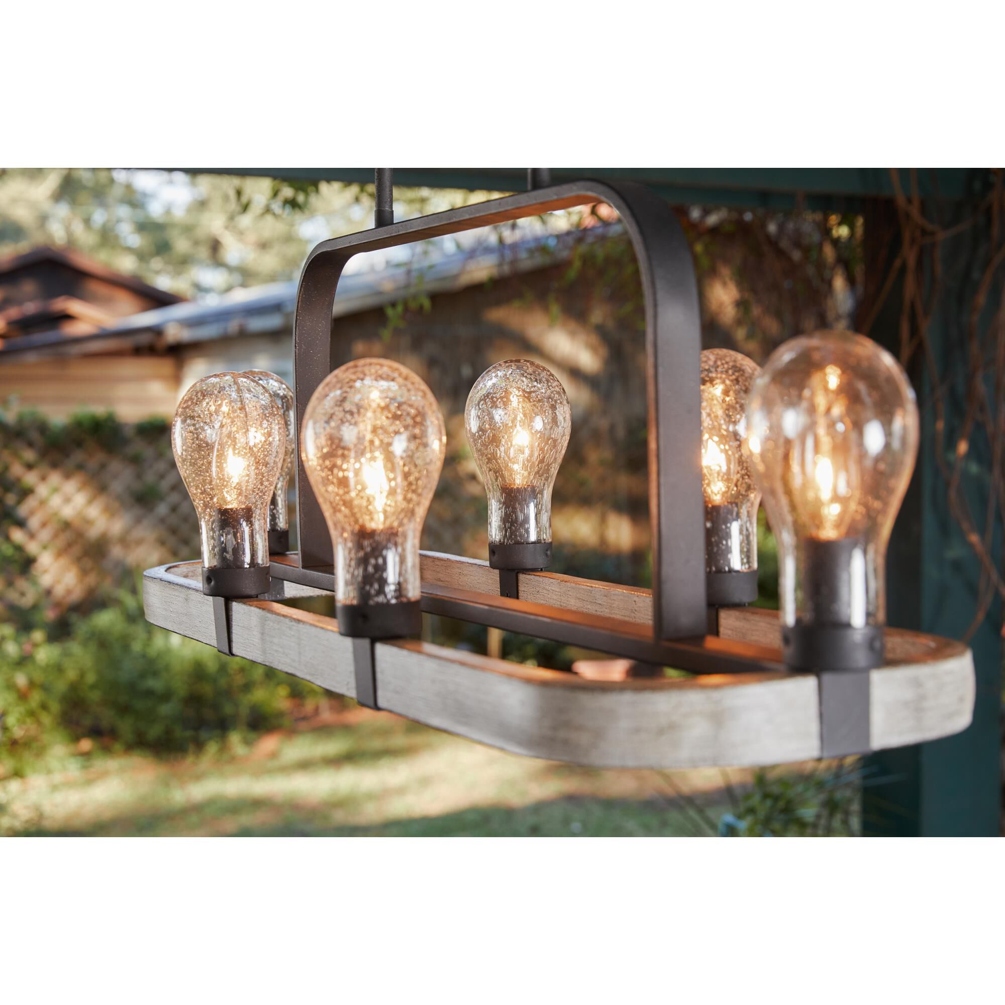 36 Inch 6 Light Linear Suspension Light by Quoizel