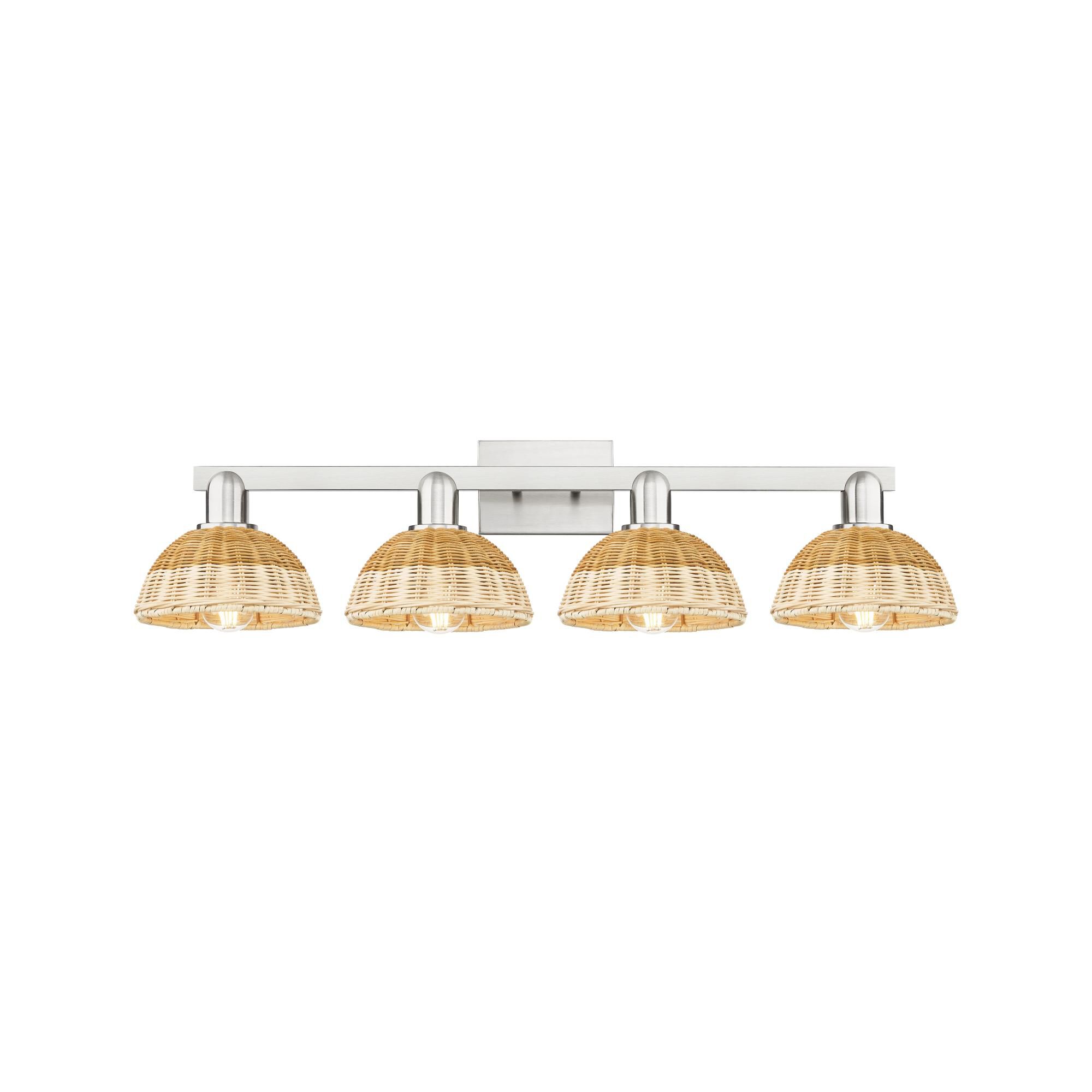 Bruno Marashlian Natural Ballston Dome 36 Inch Bath Vanity Light by Innovations Lighting