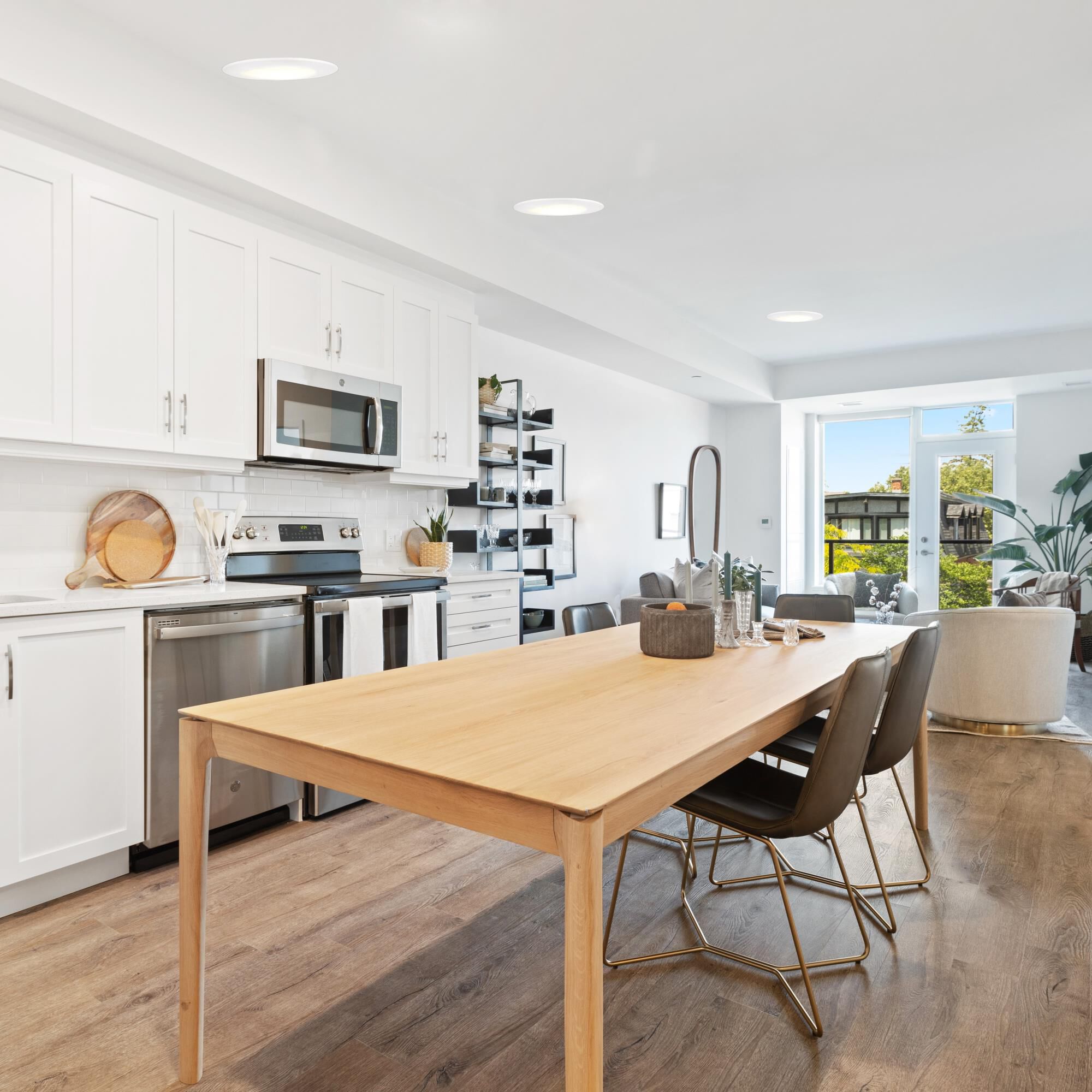 Shown in White finish and White shade