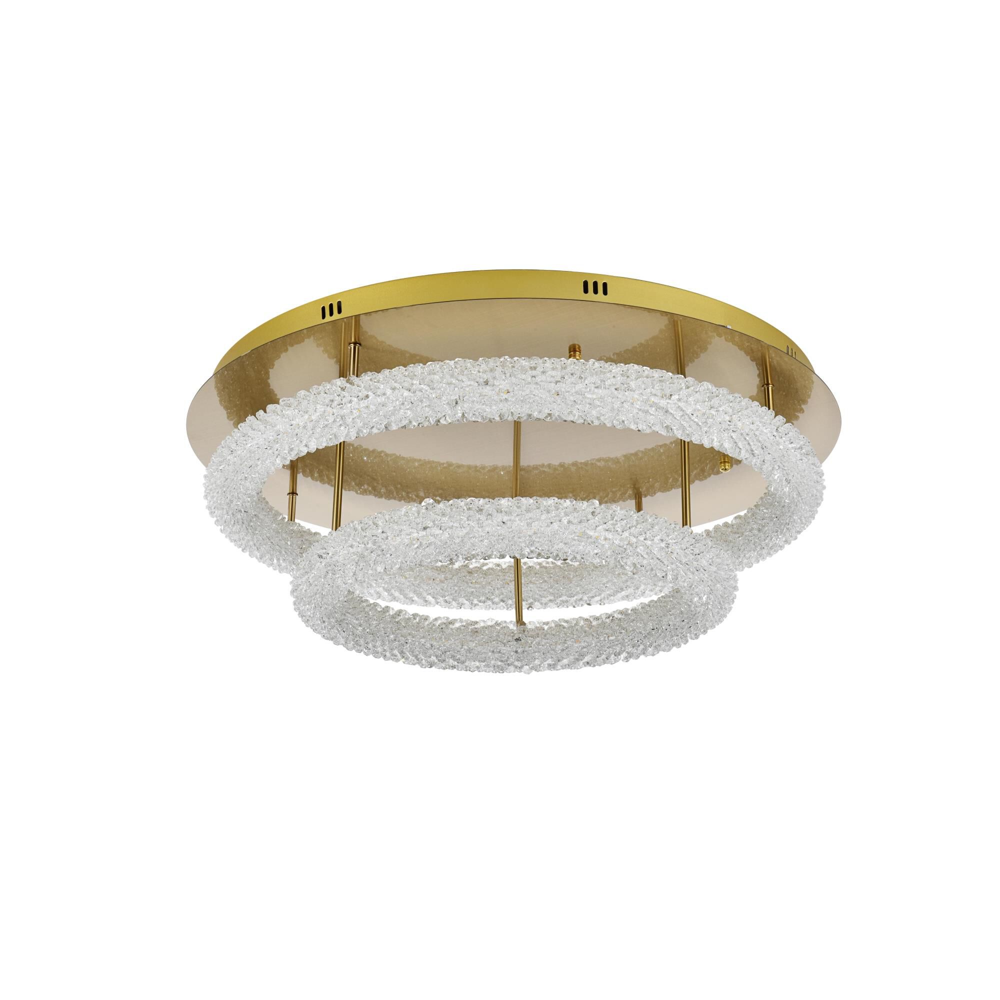 Shown in Satin Gold finish and Rc crystal