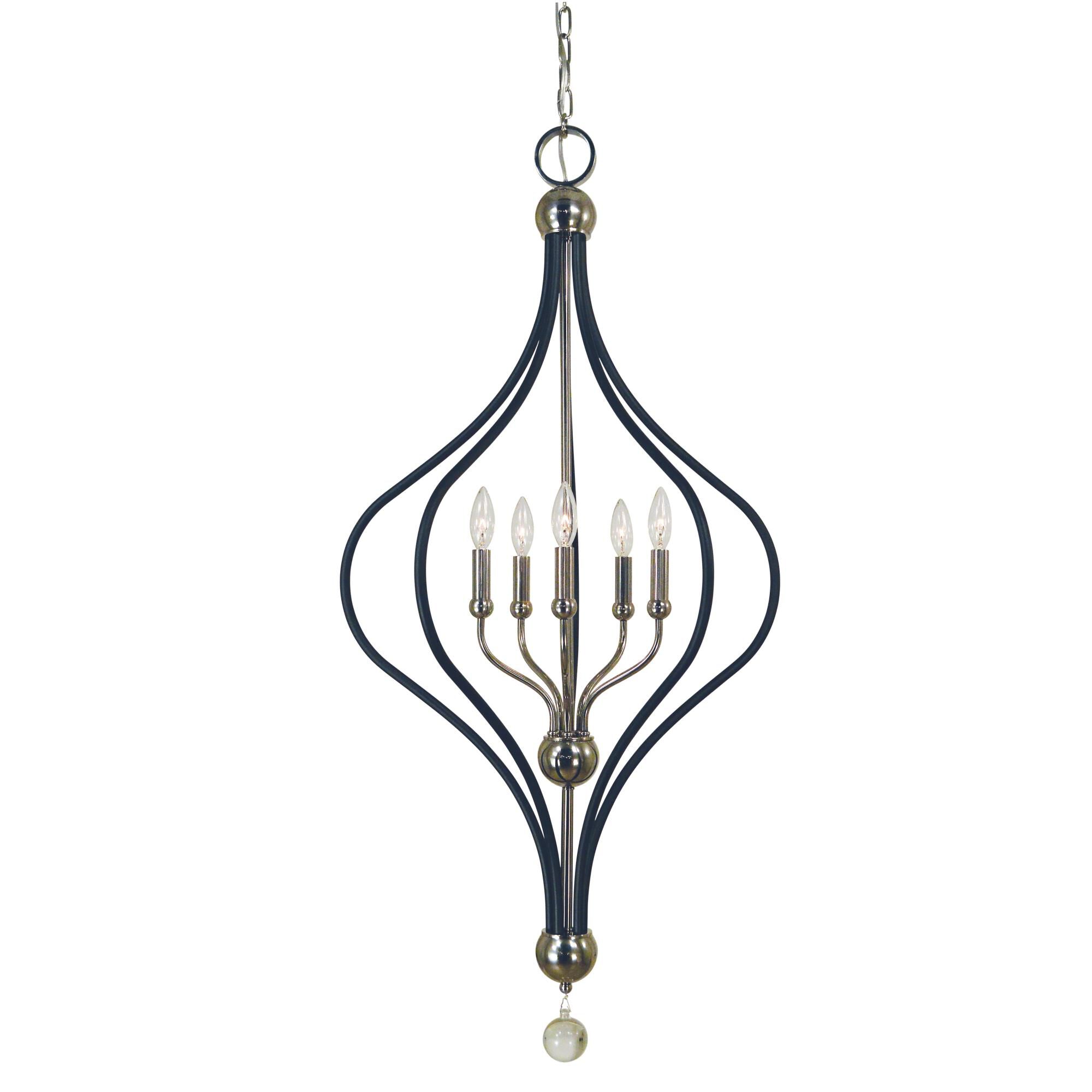 Boulevard 22 Inch 5 Light Mini Chandelier by Framburg