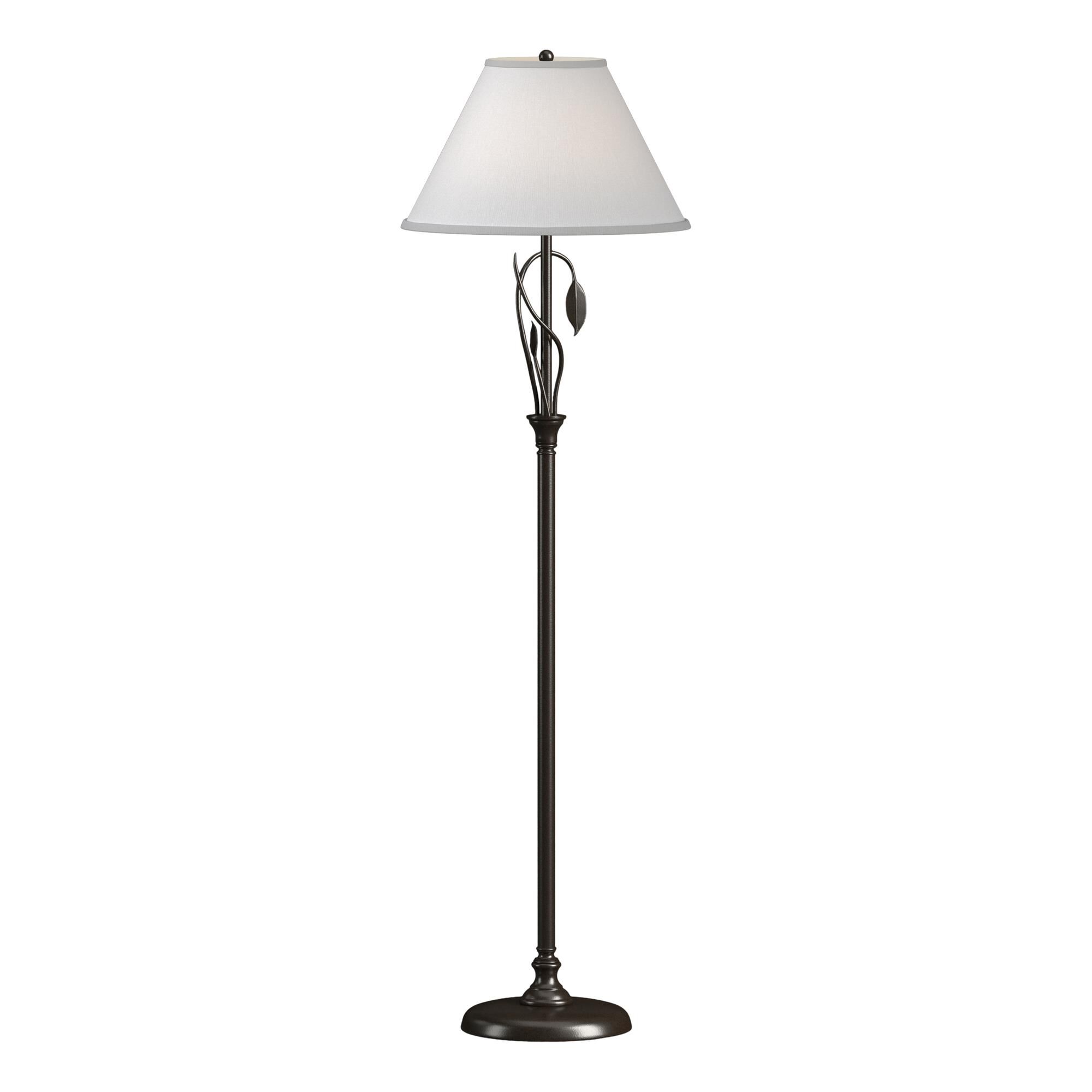 Shown in Oil Rubbed Bronze finish and Natural Anna shade