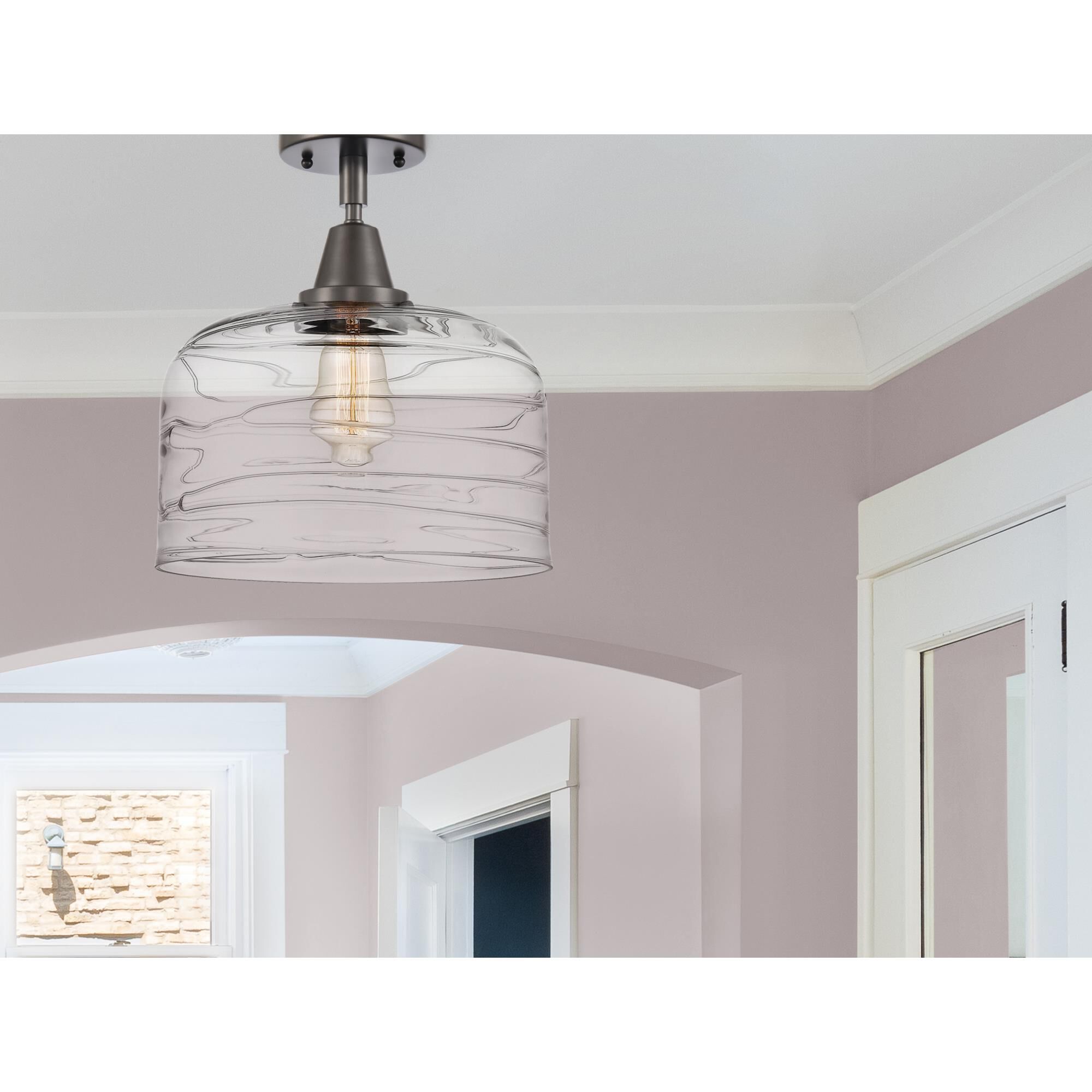 Bruno Marashlian Bell 12 Inch 1 Light Flush Mount by Innovations Lighting