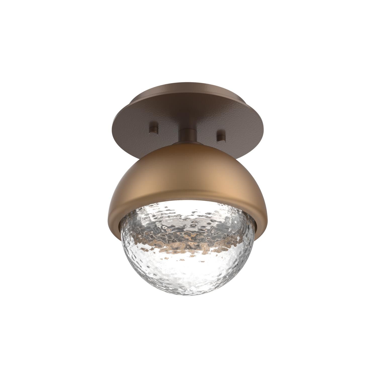 Shown in Burnished Bronze finish and Clear glass and Novel Brass accent