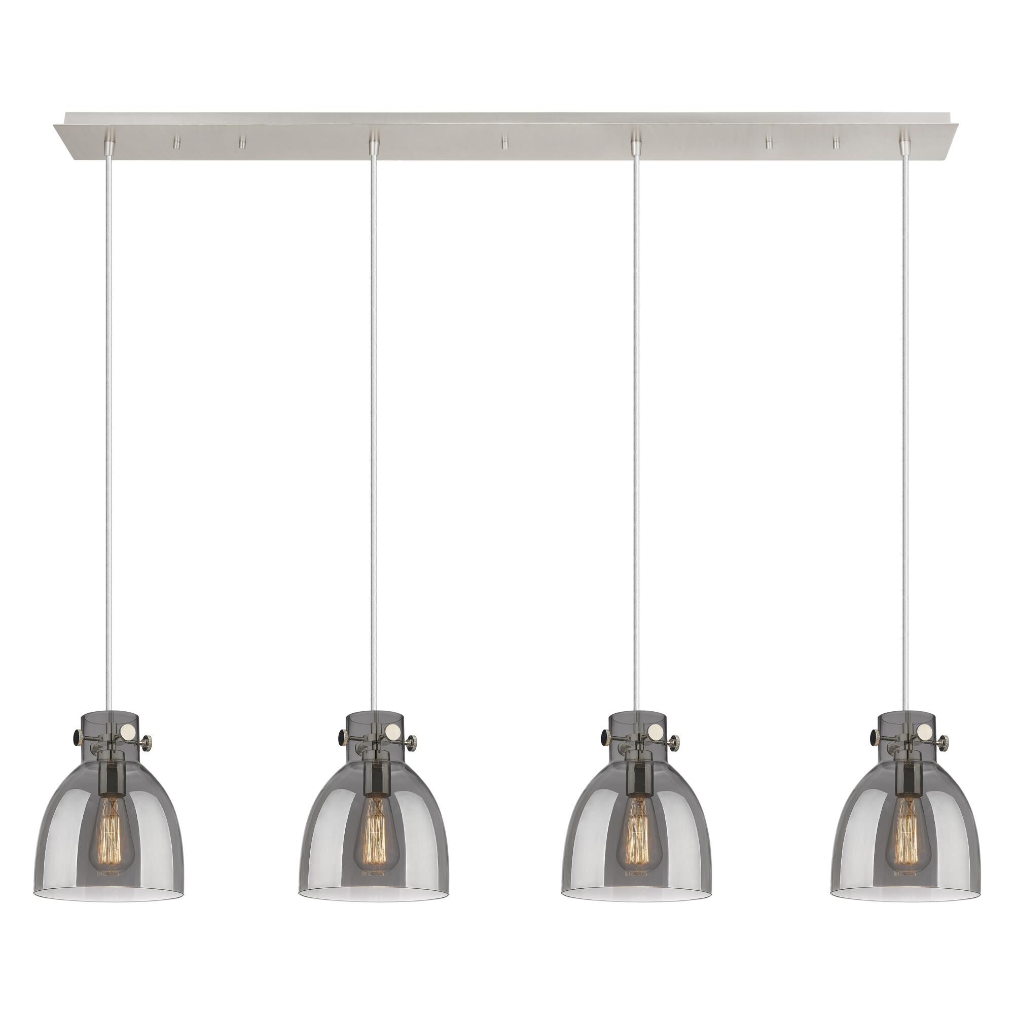 Bruno Marashlian Newton Bell 51 Inch 4 Light Linear Suspension Light by Innovations Lighting