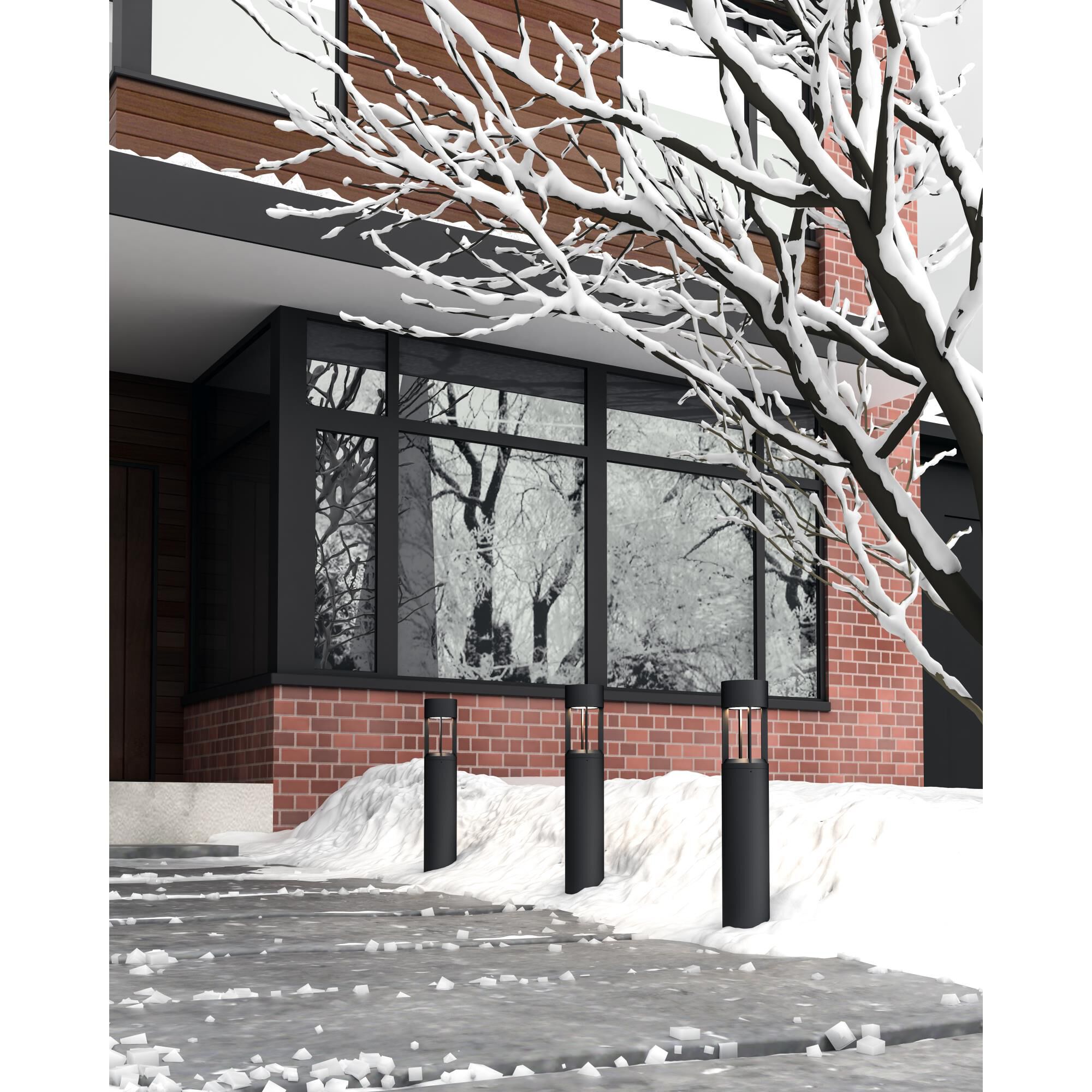 Shown in Black finish