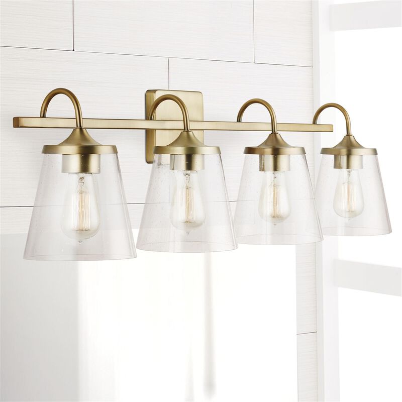 33 Inch 4 Light Bath Vanity Light by Capital Lighting Fixture Company