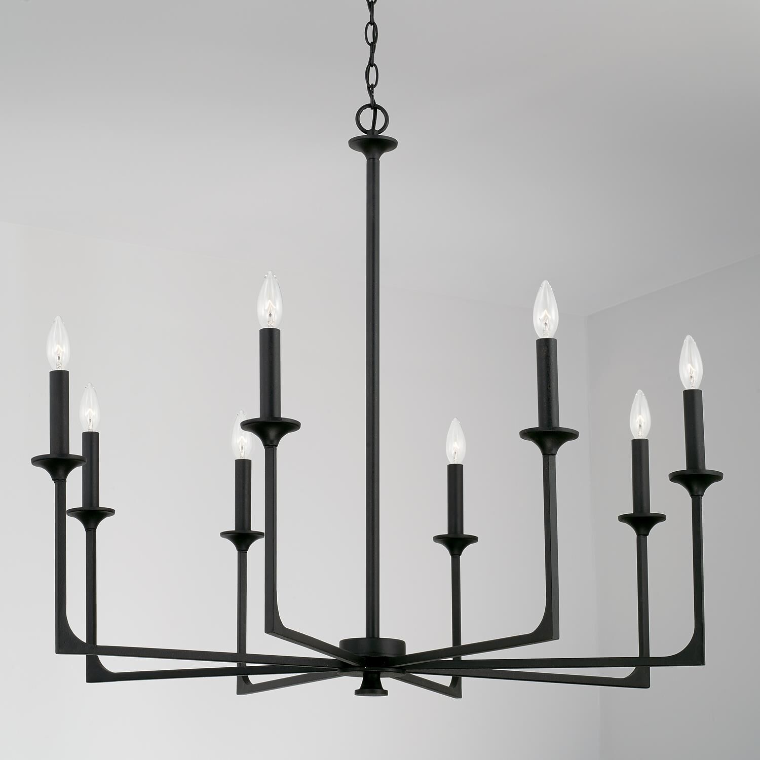 Clint 37 Inch 8 Light Chandelier by Capital Lighting Fixture Company