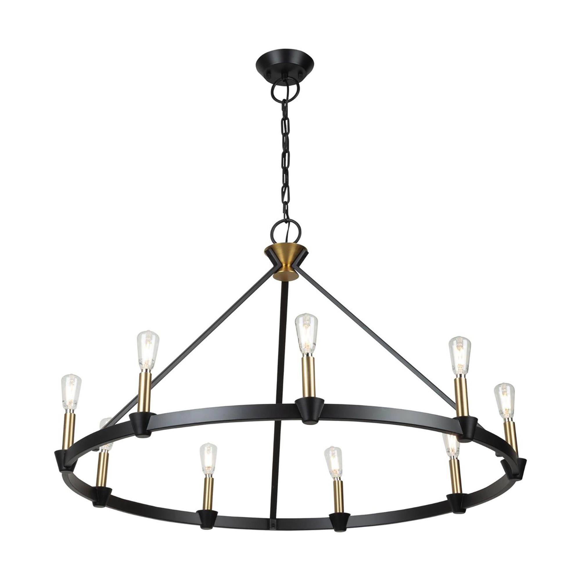 Kevin Kraemer Notting Hill 36 Inch 9 Light Chandelier,