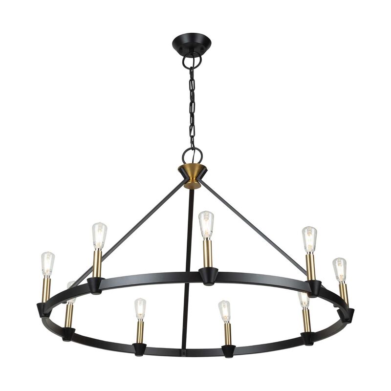 Kevin Kraemer Notting Hill 36 Inch 9 Light Chandelier by Artcraft