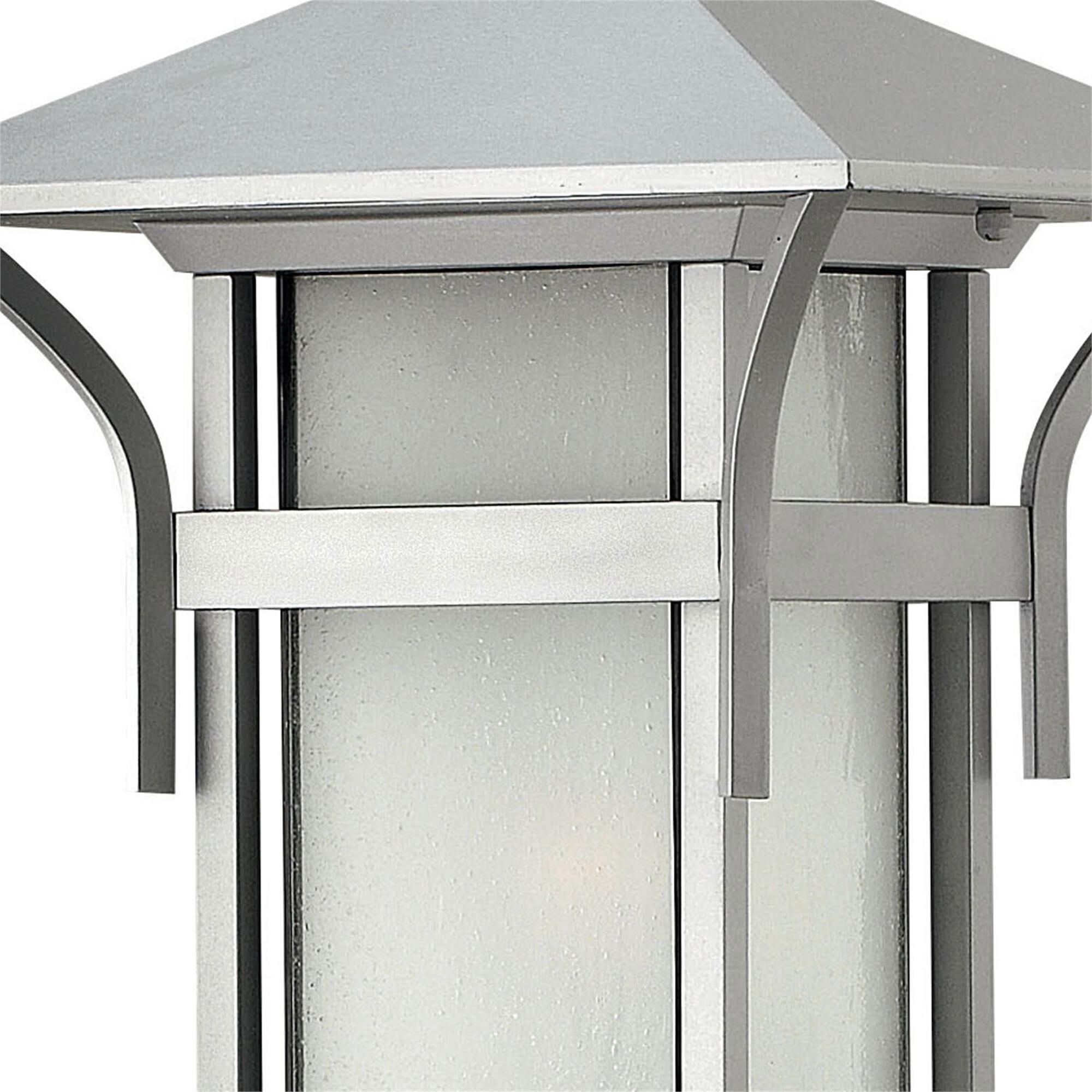 Shown in Titanium finish and Etched Seedy Bound glass