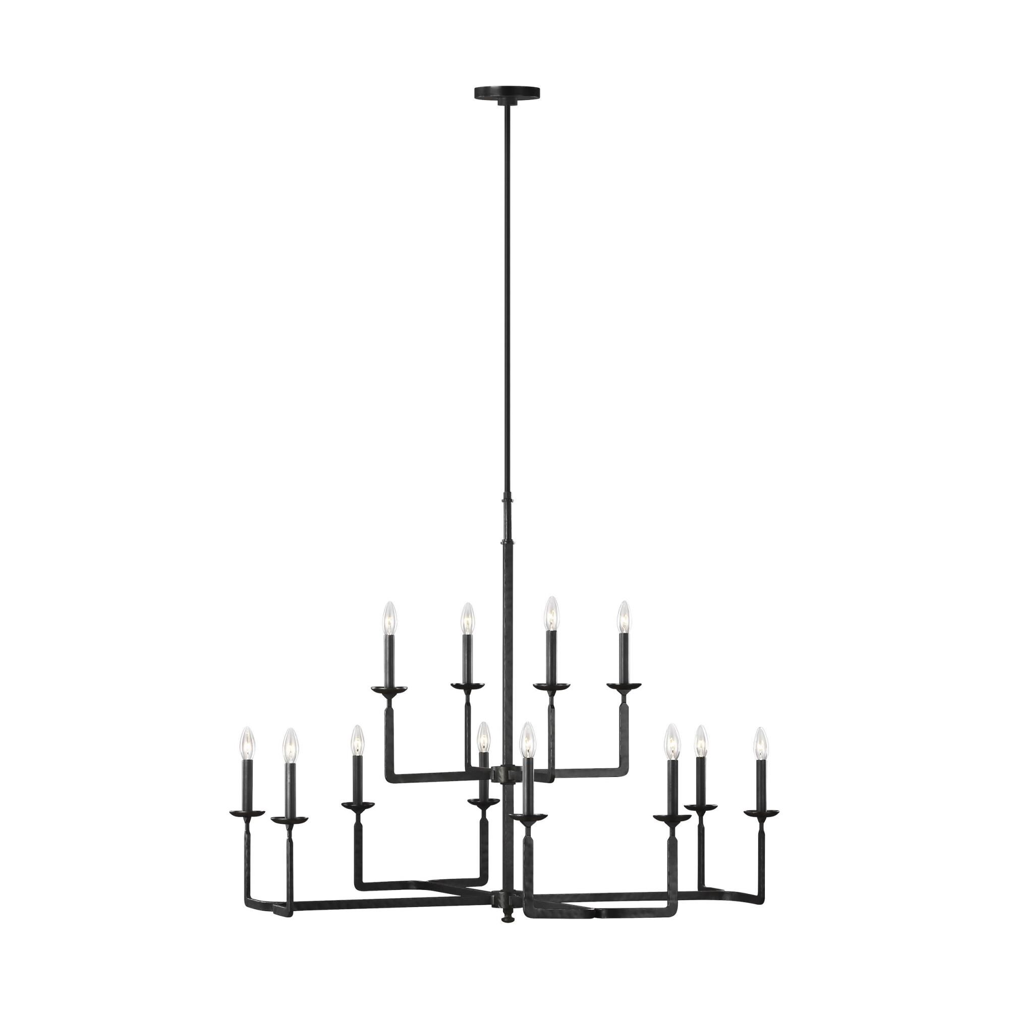 Ansley 44 Inch 12 Light Chandelier by Generation Lighting