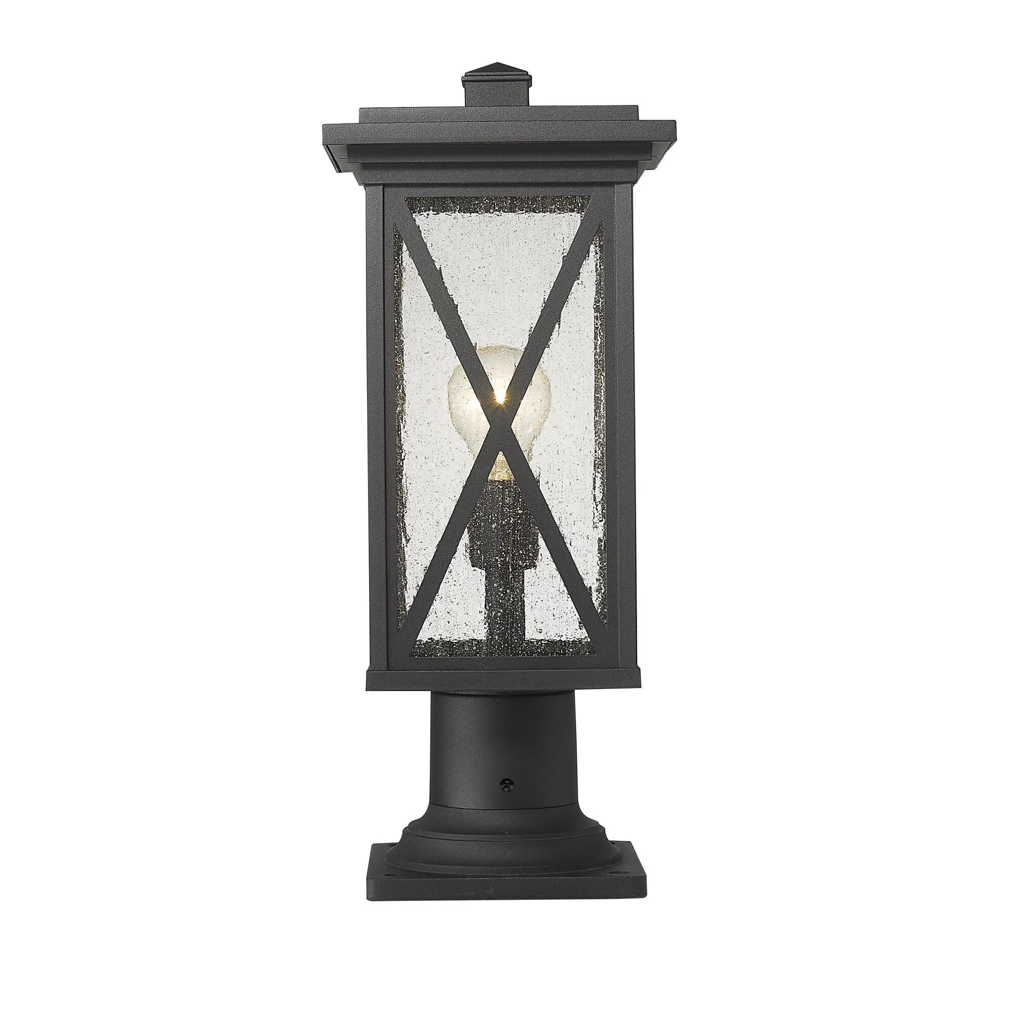 Z-Lite Brookside 18 Inch Tall Outdoor Pier Lamp