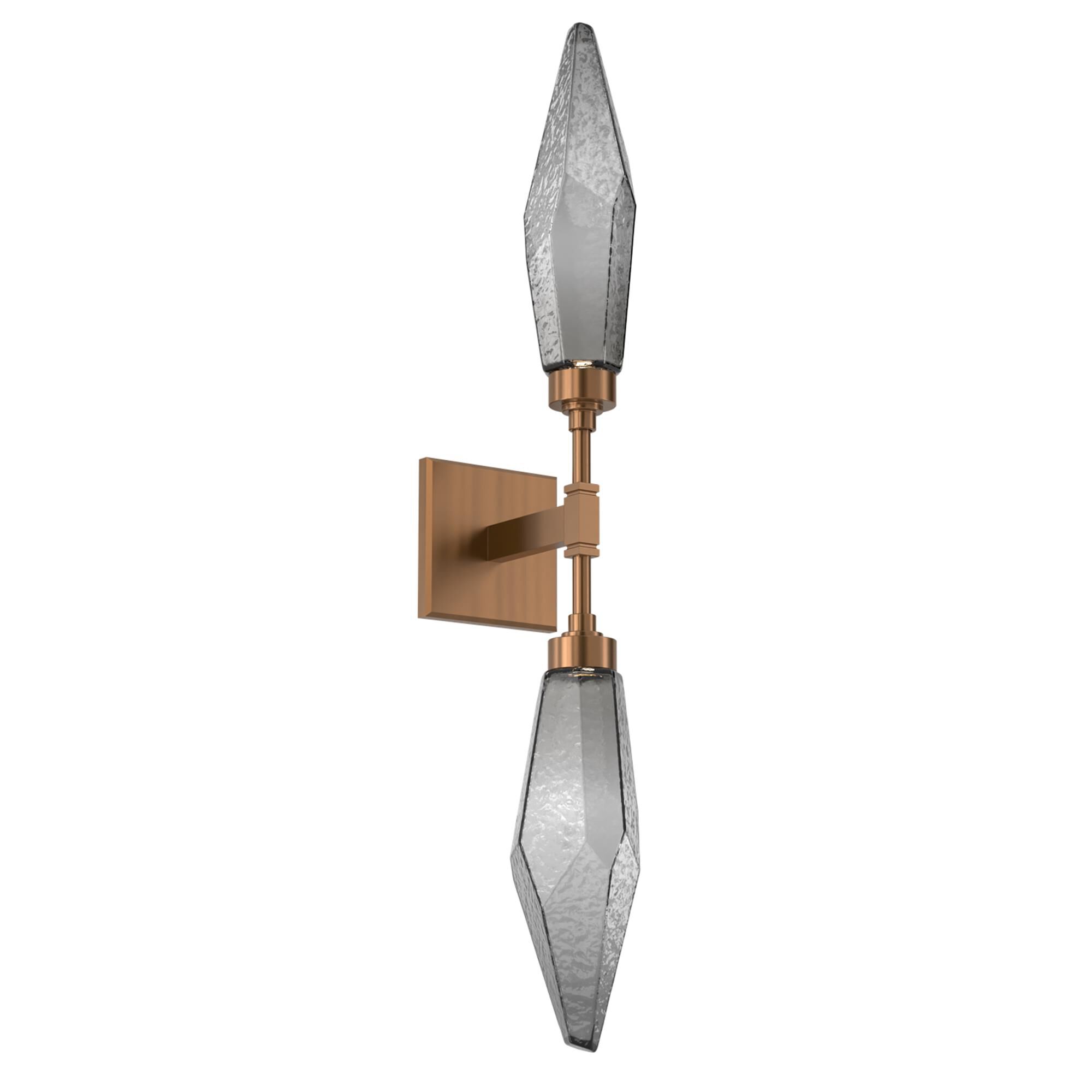 Shown in Oil Rubbed Bronze finish and Chilled Blown And Smoke glass