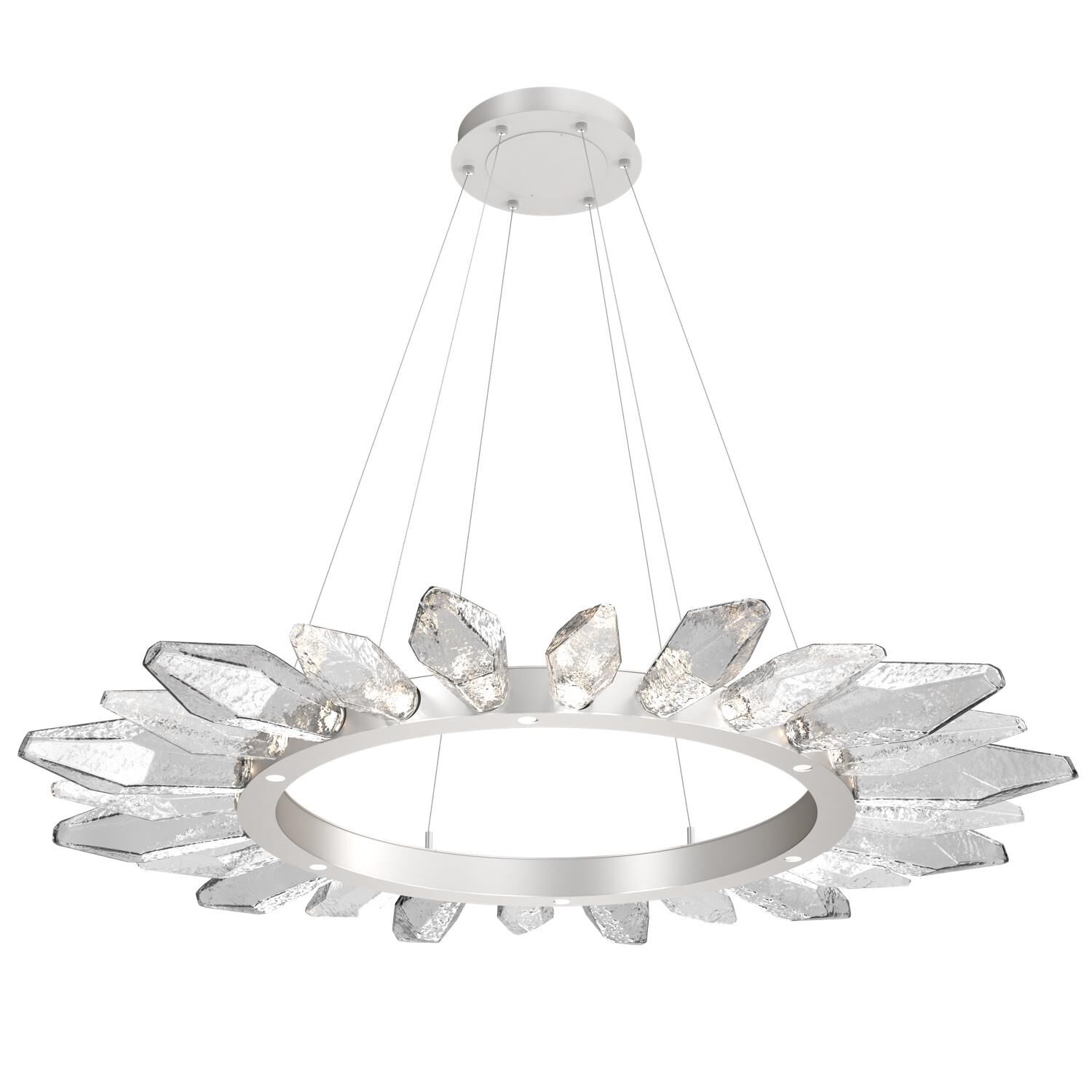 Rock Crystal 56 Inch 30 Light LED Chandelier by Hammerton Studio