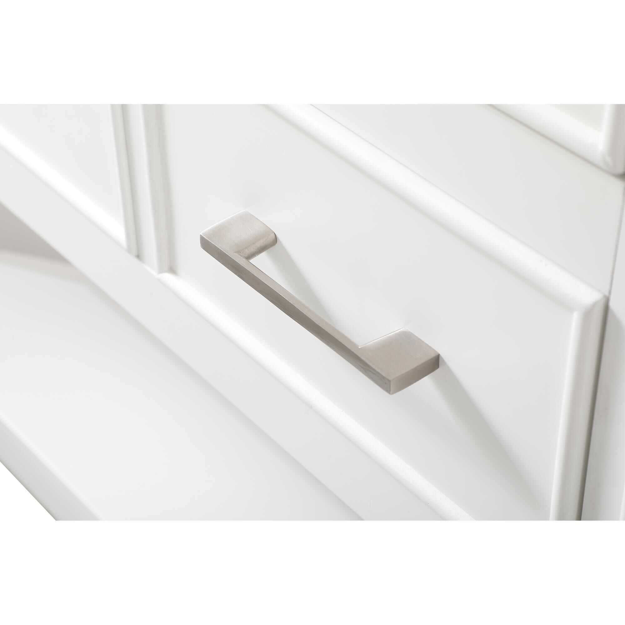 Shown in White finish