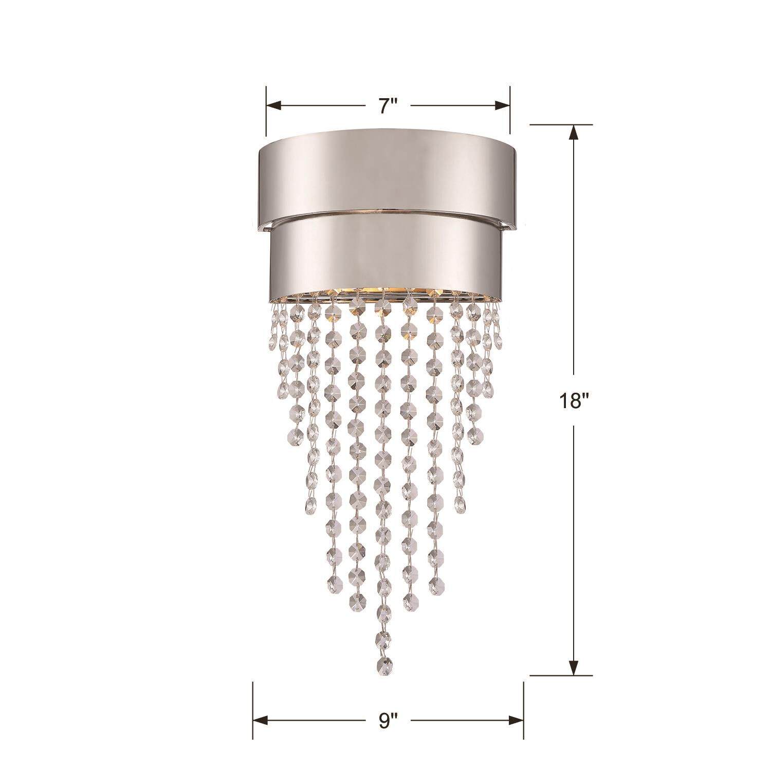 Clarksen 18 Inch Wall Sconce by Crystorama