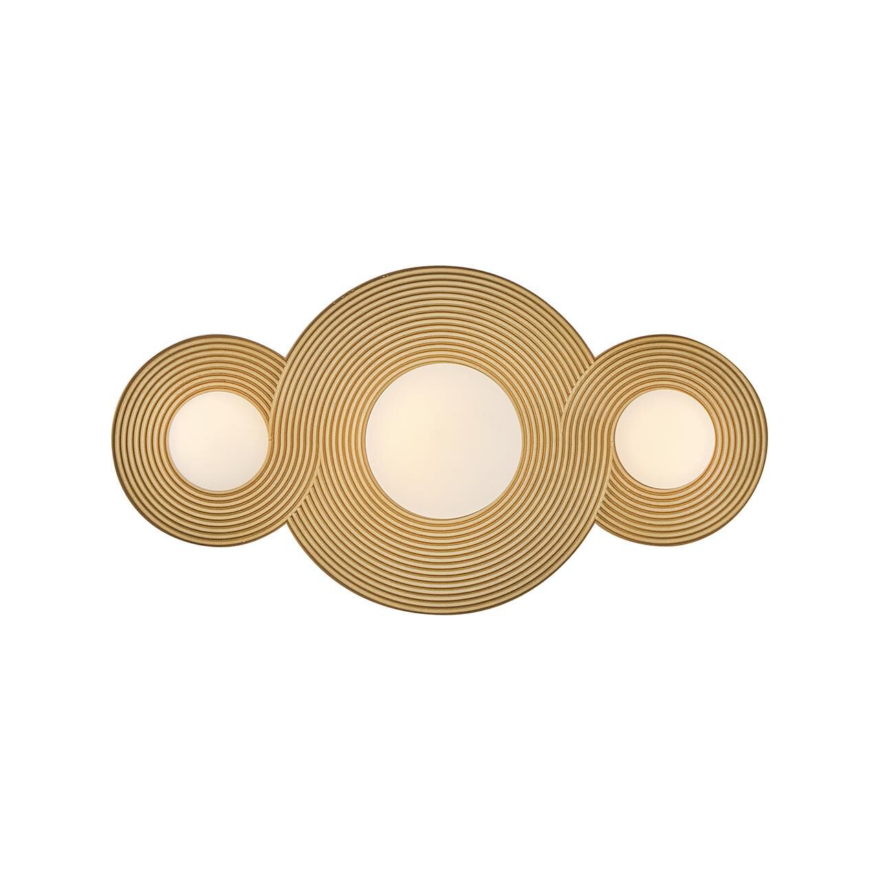 Shown in Heritage Brass finish and Etched Opal glass