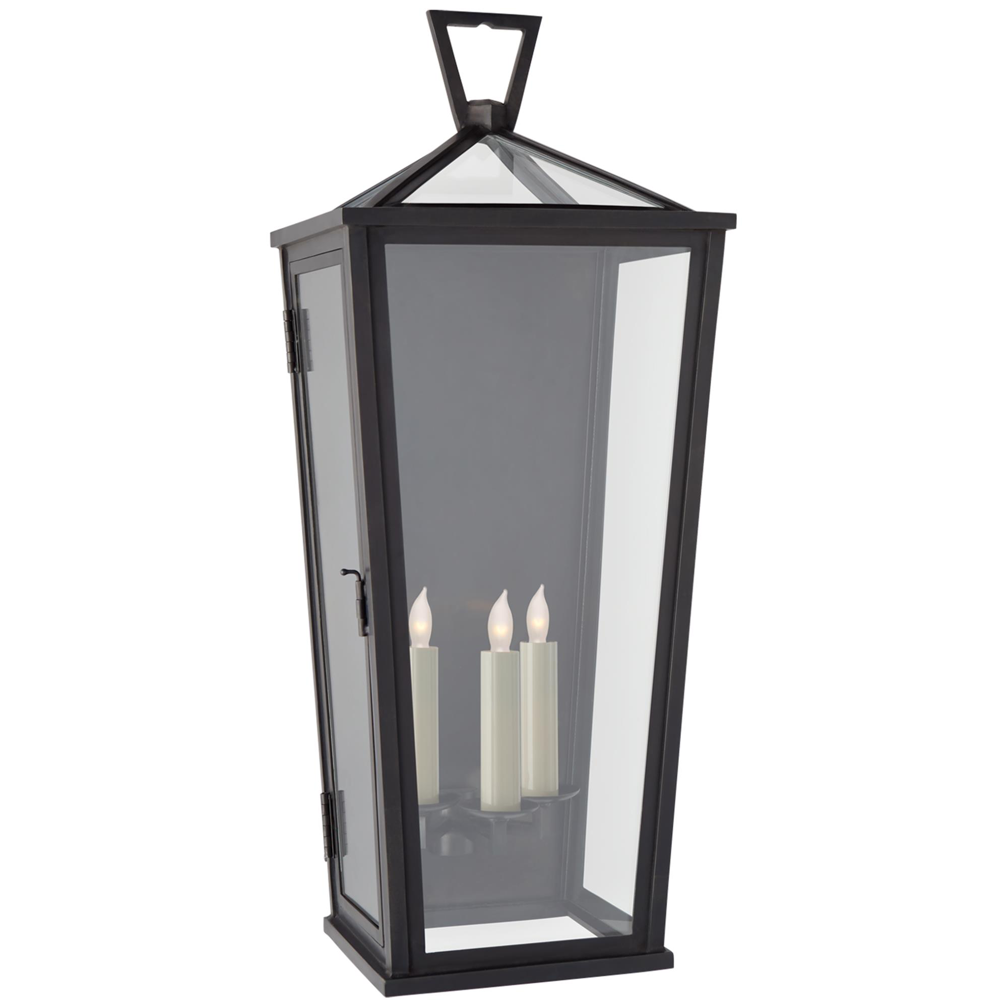 Shown in Bronze finish and Clear glass