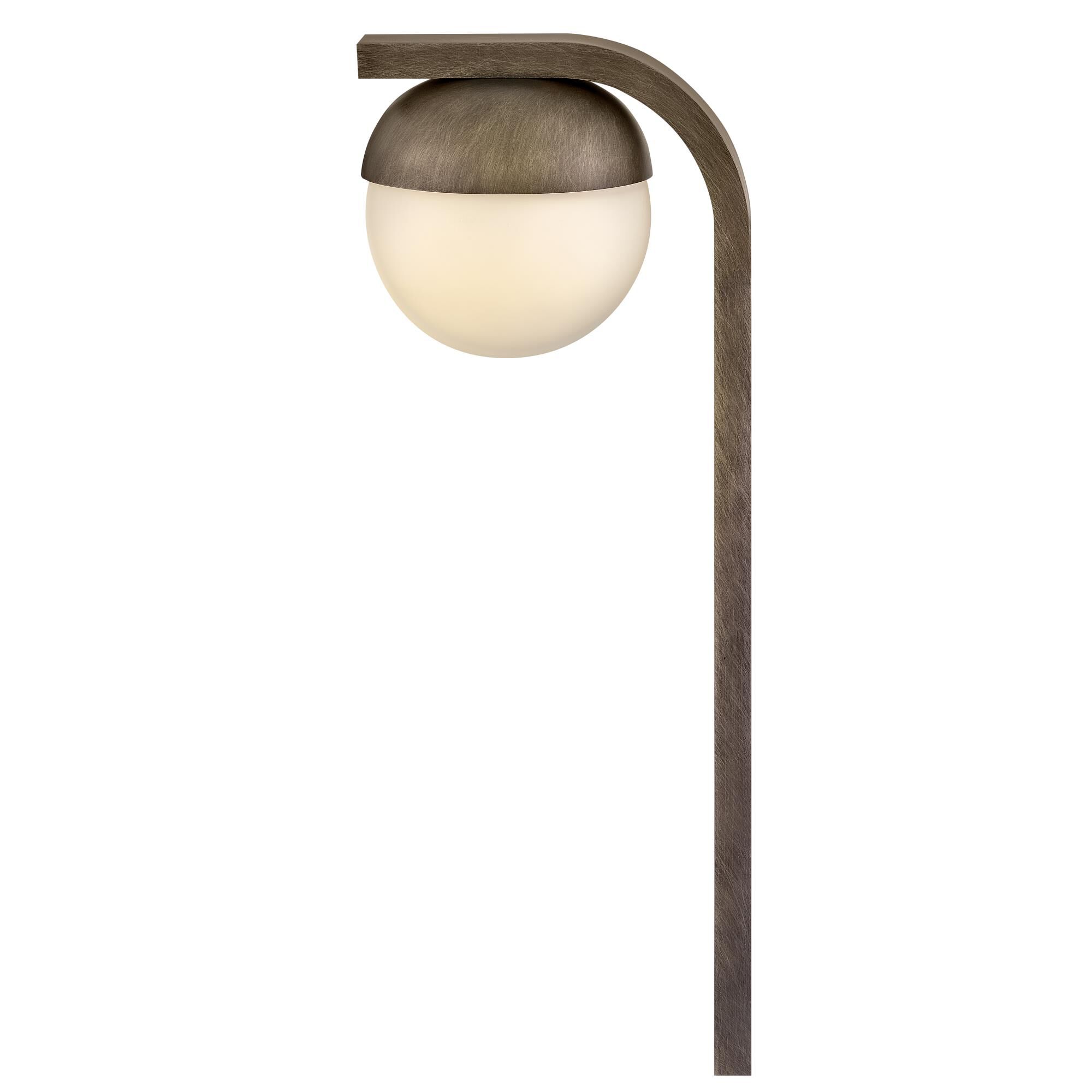 Shown in Burnished Bronze finish and Cased Opal glass