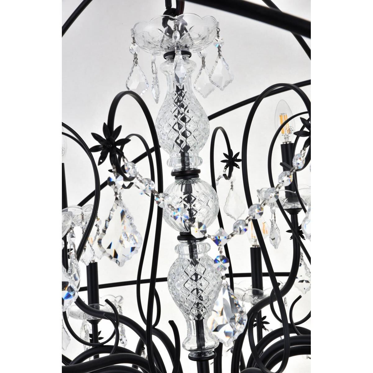 Cordelia 43 Inch 12 Light Chandelier by Elegant Lighting