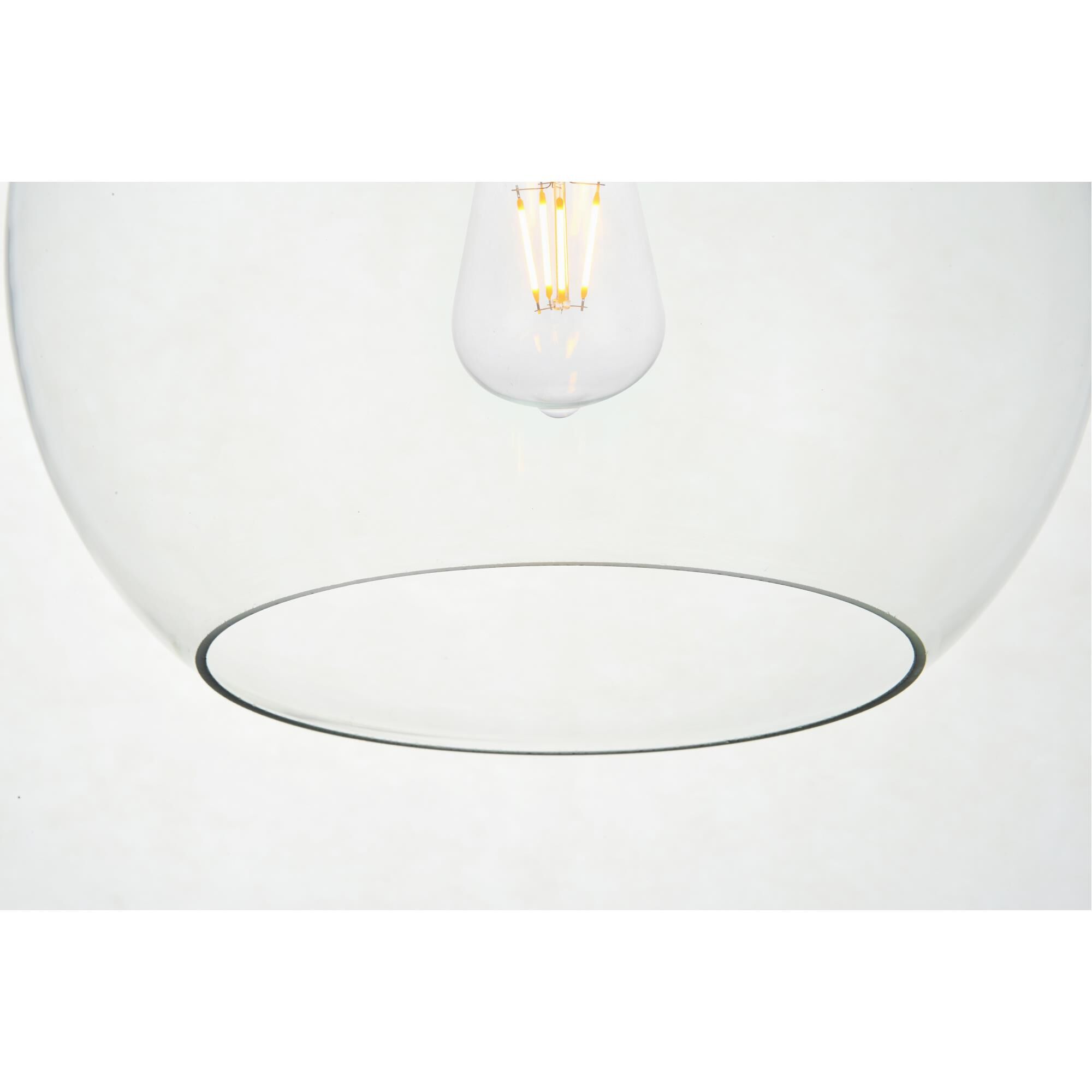 Baxter 10 Inch Mini Pendant by Elegant Lighting