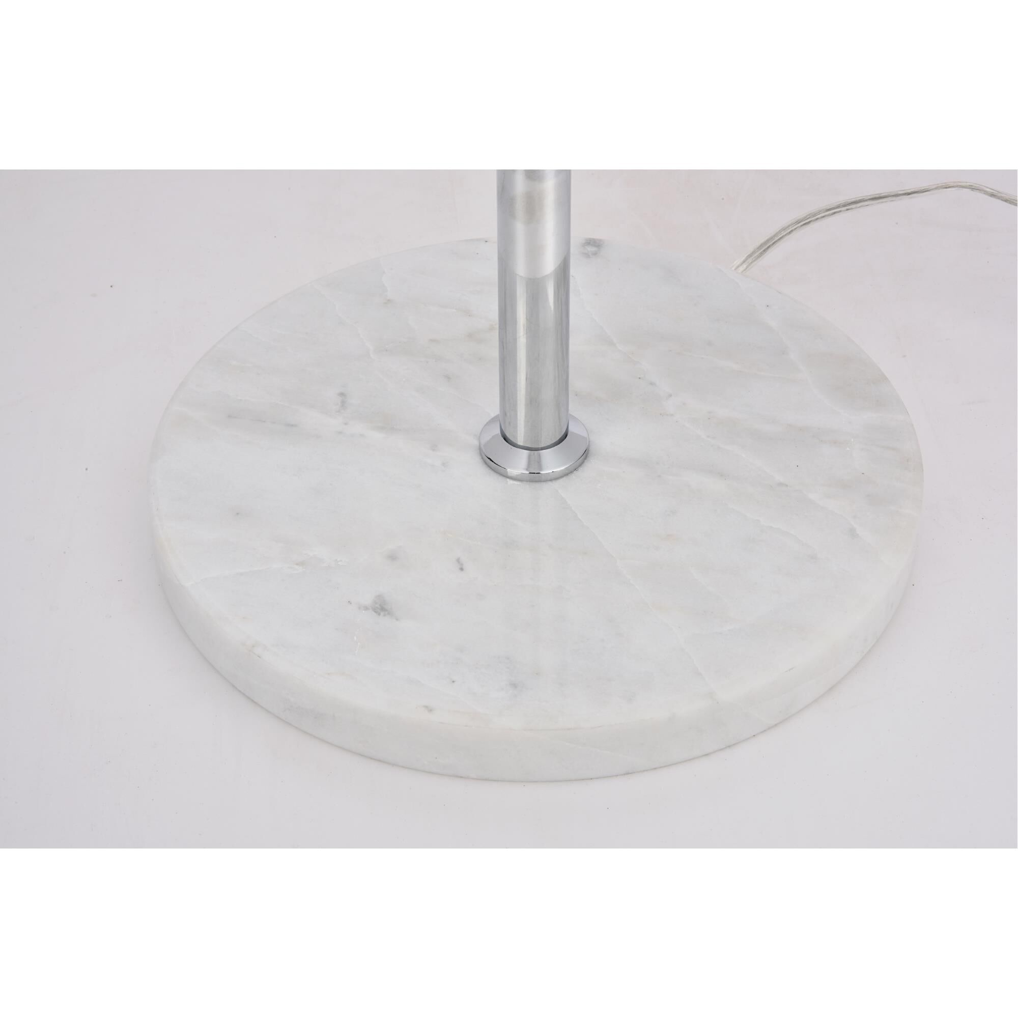 Shown in Chrome finish and Clear glass